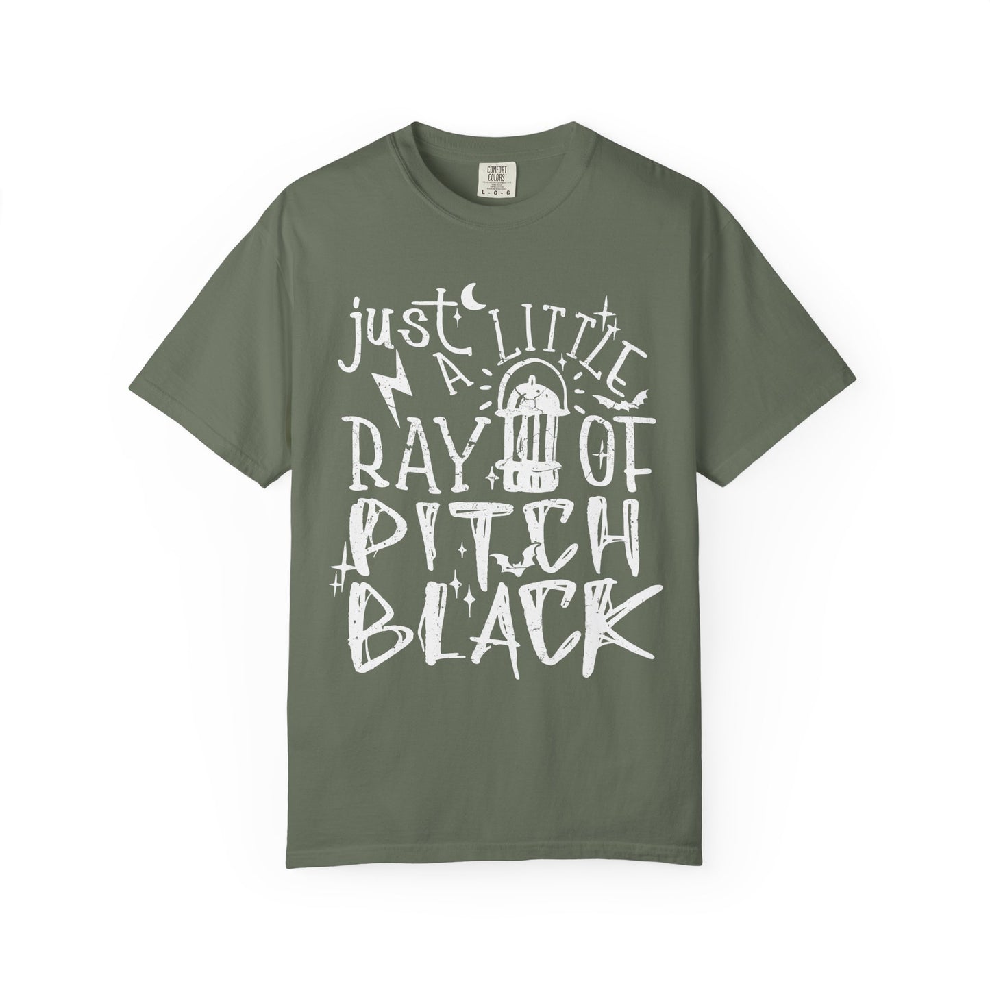 Just a Little Ray of Pitch Black🖤 Unisex Garment-Dyed T-shirt