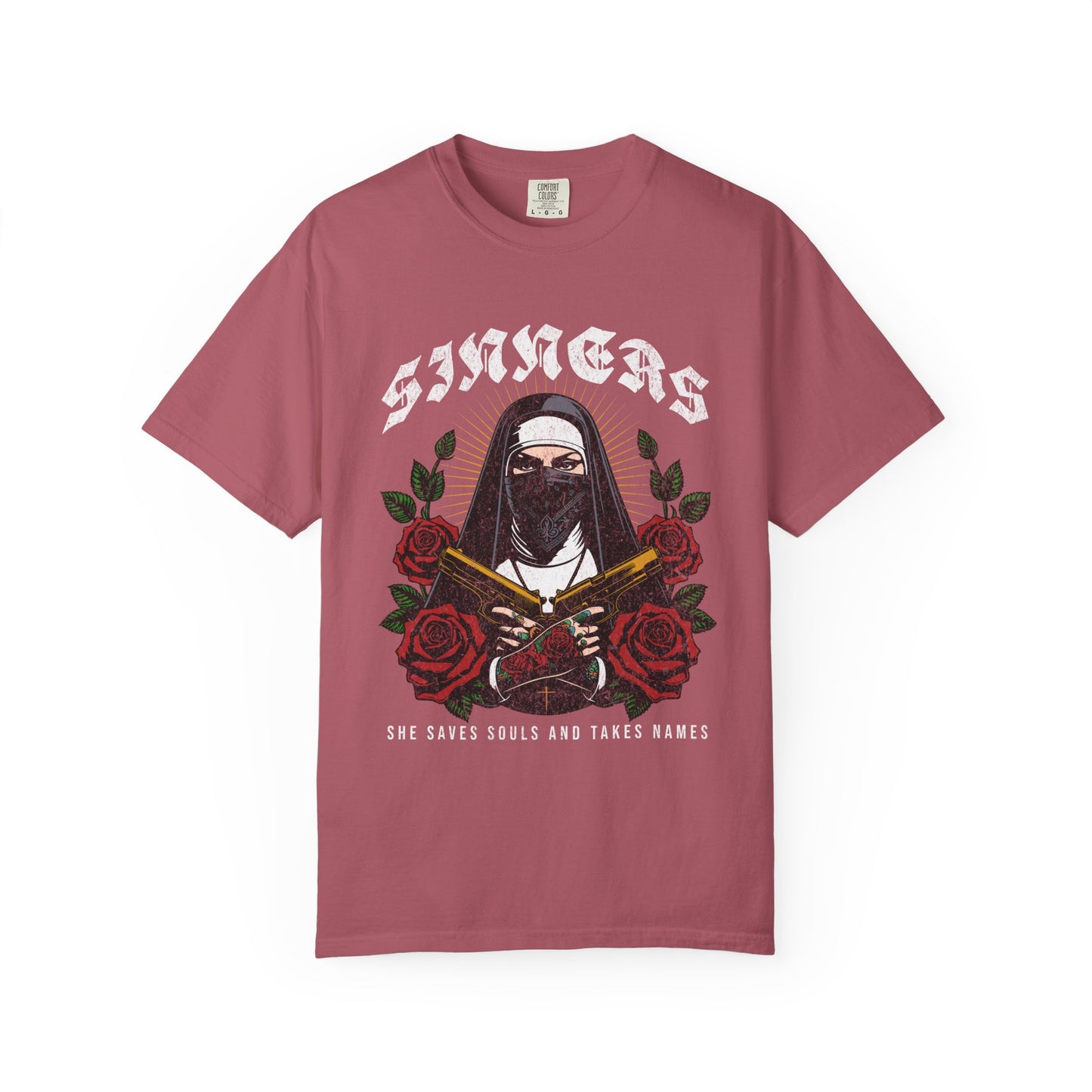 Sinners💀 Unisex Garment-Dyed T-shirt