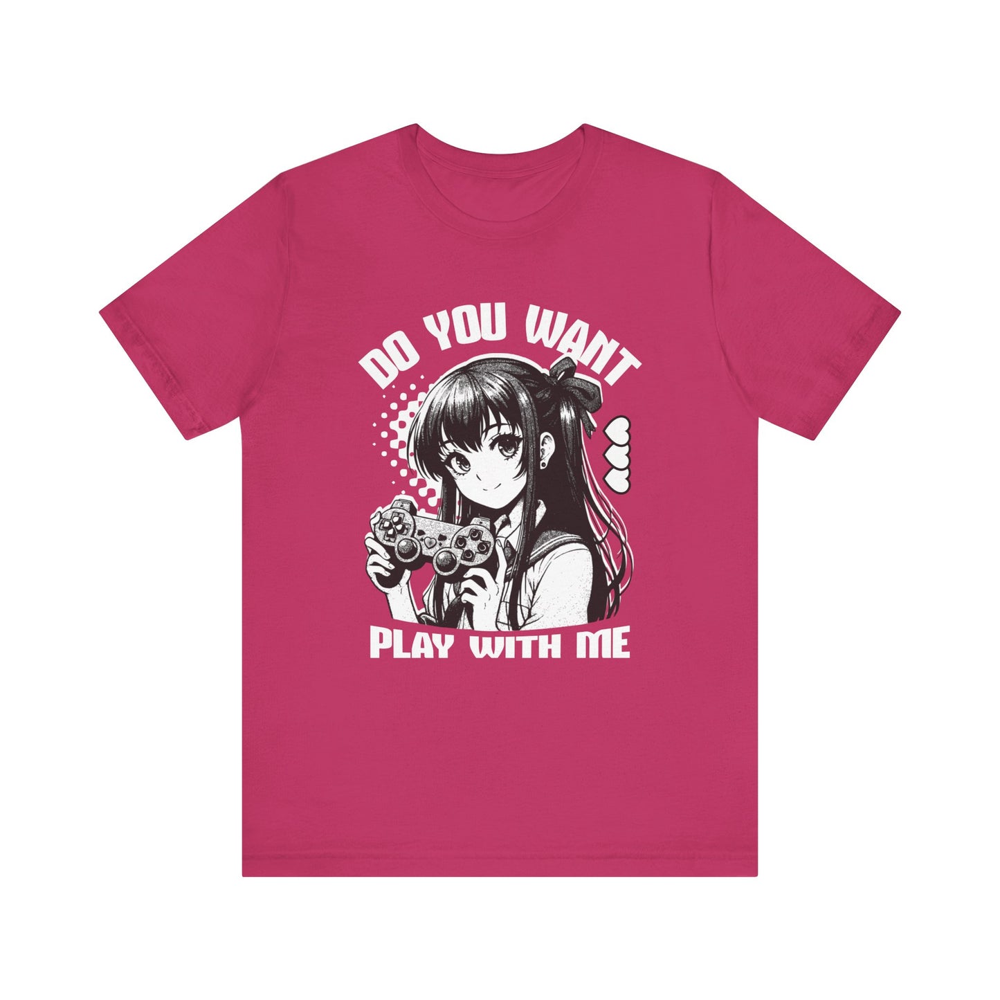 Do You Want to Play With Me🎮 Unisex Jersey Short Sleeve Tee