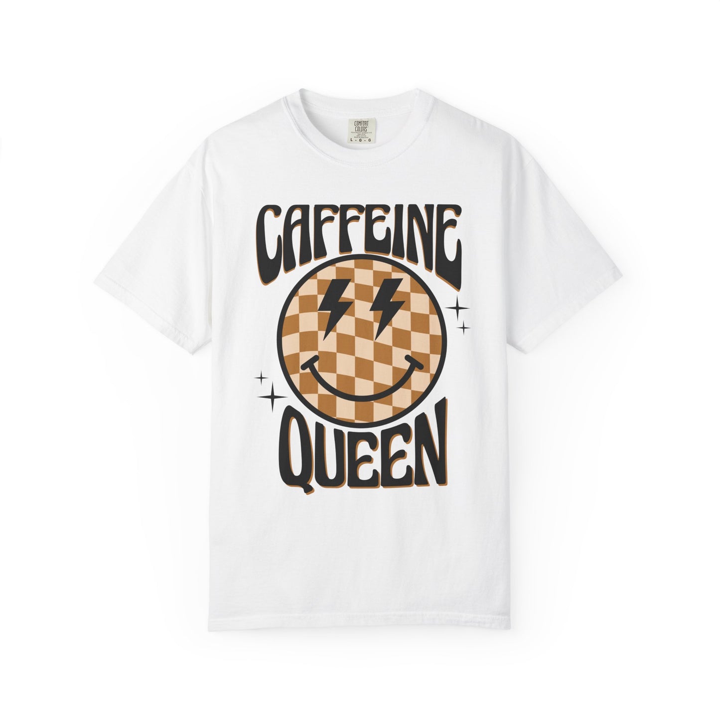 Caffeine Queen☕👑 Unisex Garment-Dyed T-shirt