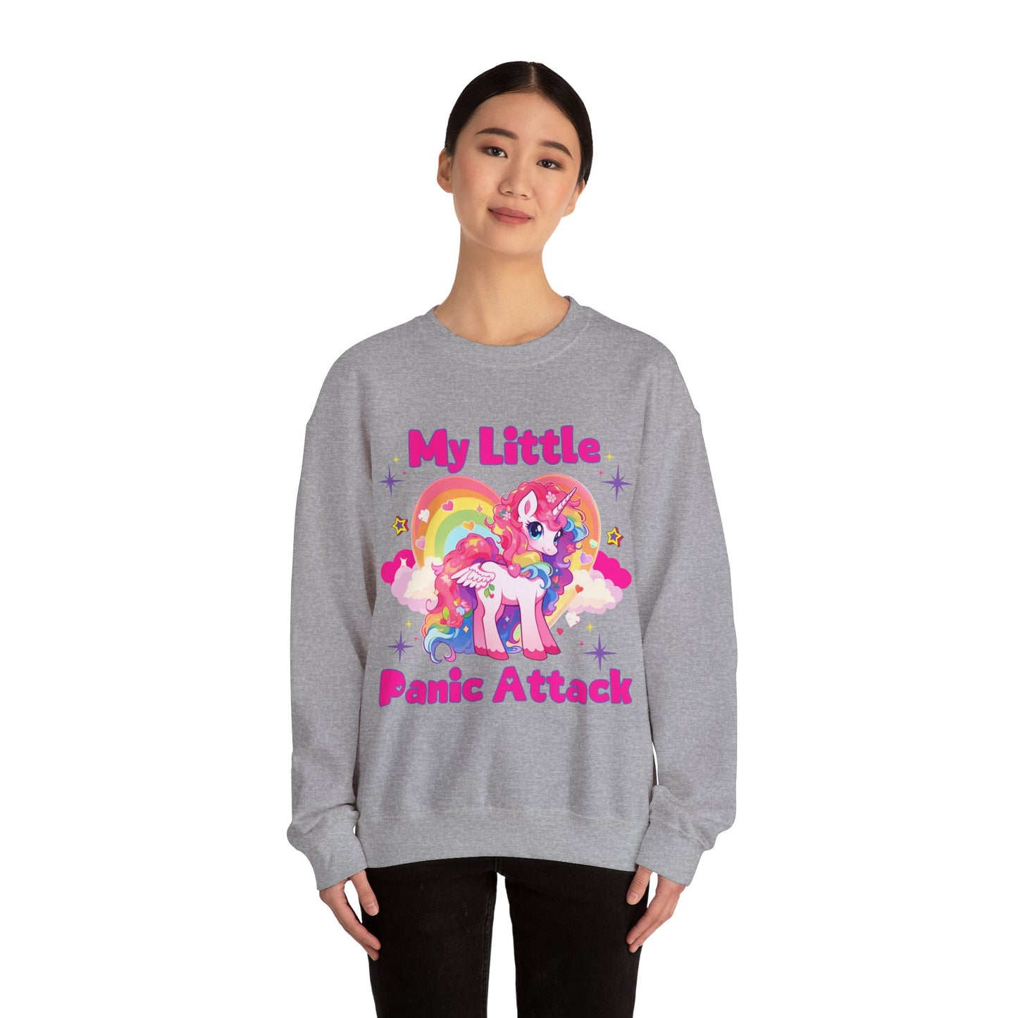 My Lil PanicUnisex💖Heavy Blend™ Crewneck Sweatshirt
