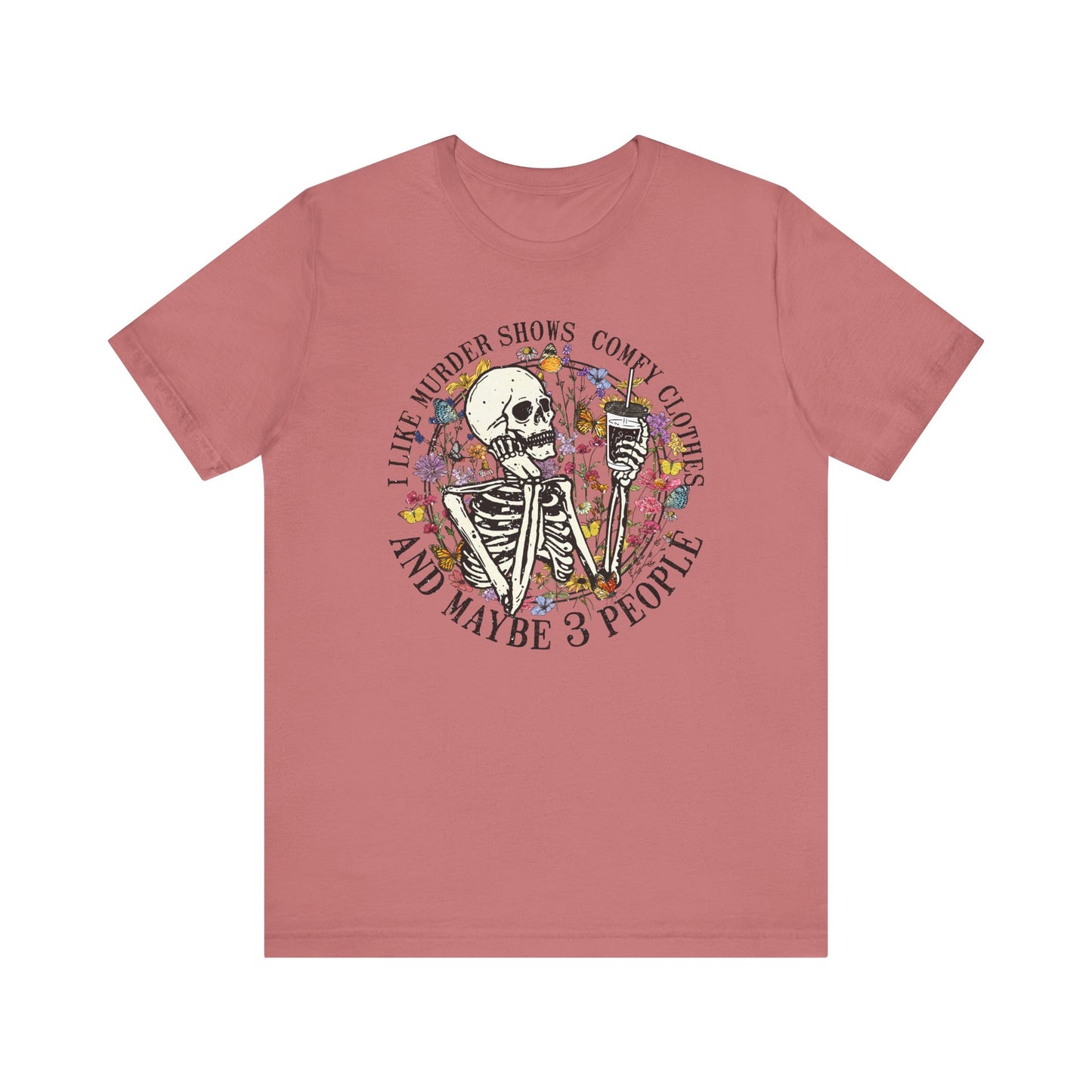 Murder Shows, Comfy Clothes🌸 Unisex Jersey Short Sleeve Tee