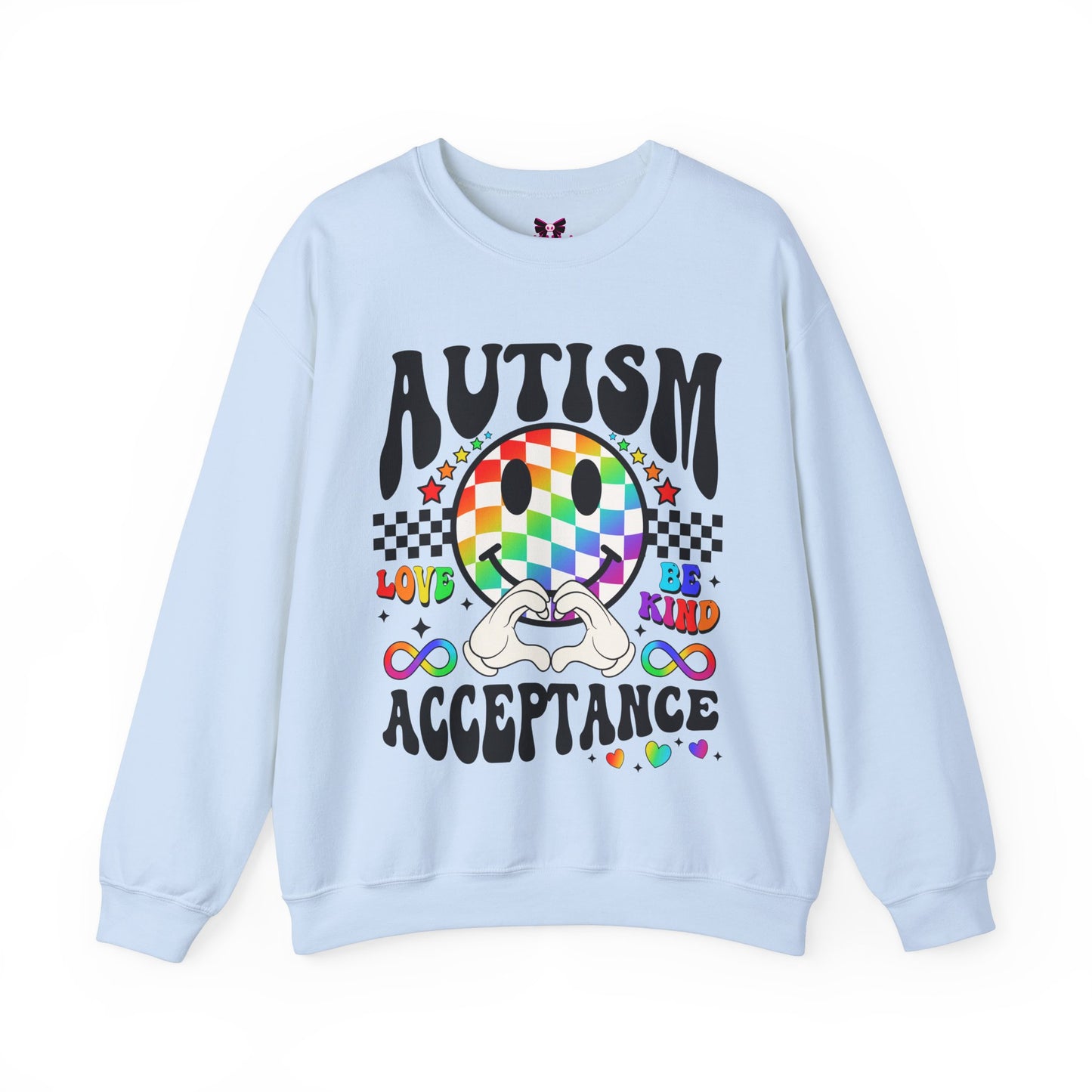 Autism Love Unisex💛 Heavy Blend™ Crewneck Sweatshirt