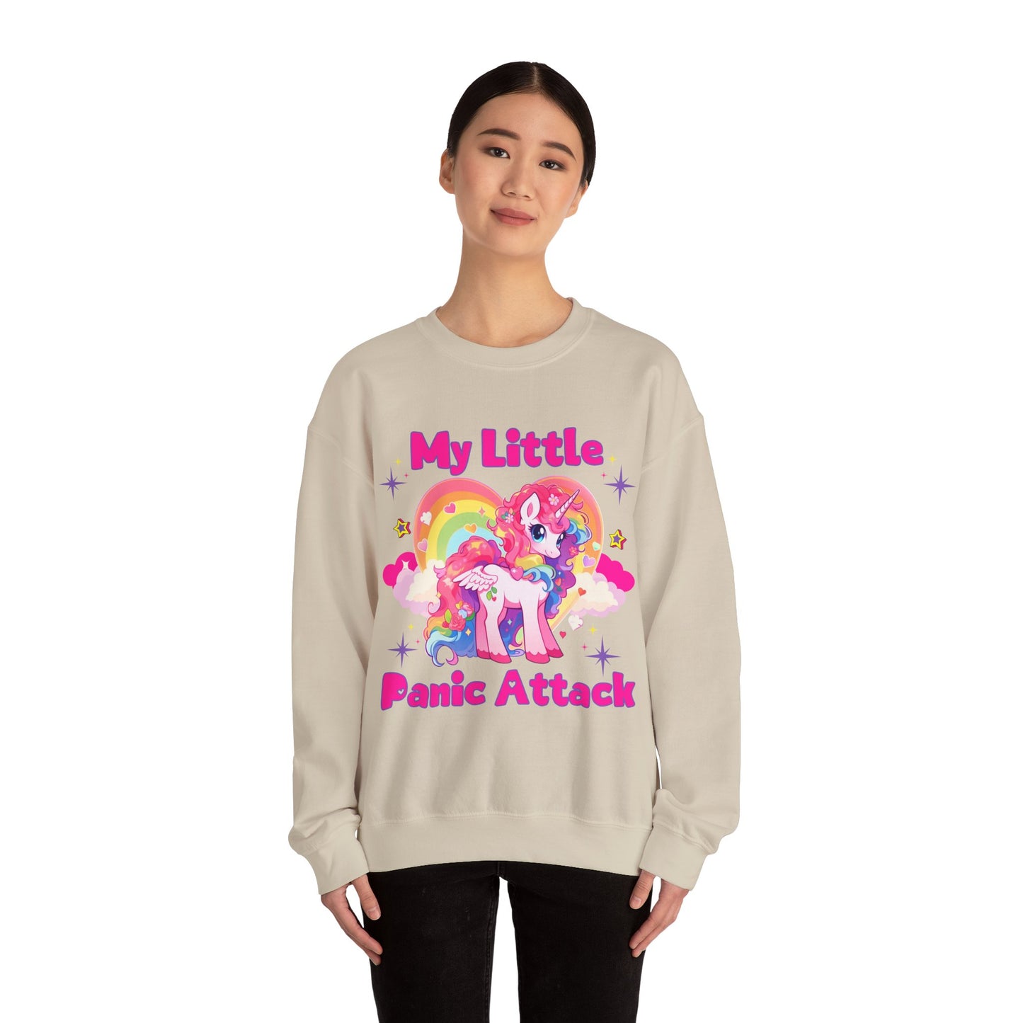 My Lil PanicUnisex💖Heavy Blend™ Crewneck Sweatshirt