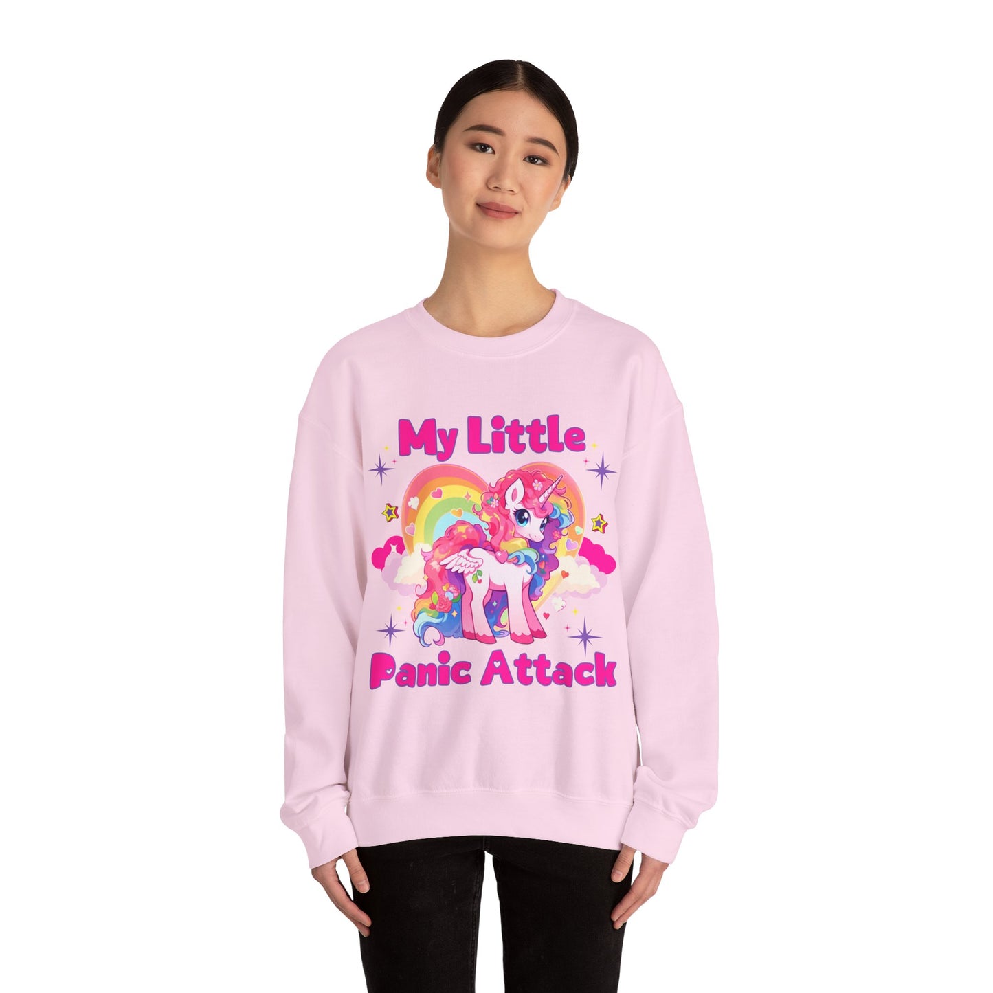 My Lil PanicUnisex💖Heavy Blend™ Crewneck Sweatshirt