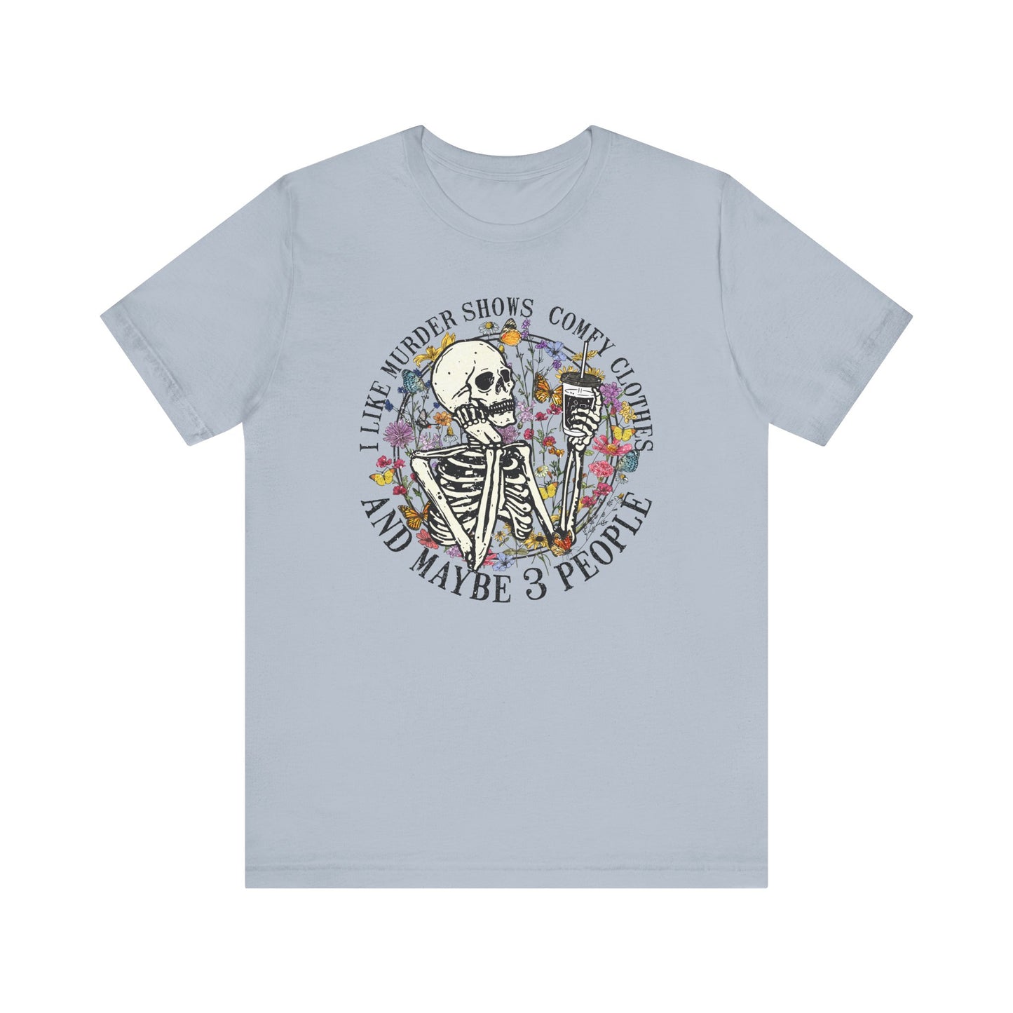 Murder Shows, Comfy Clothes🌸 Unisex Jersey Short Sleeve Tee