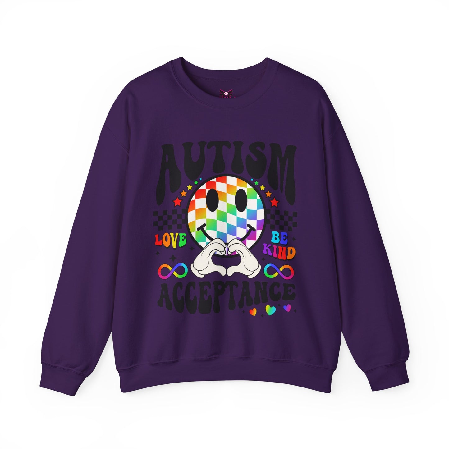 Autism Love Unisex💛 Heavy Blend™ Crewneck Sweatshirt