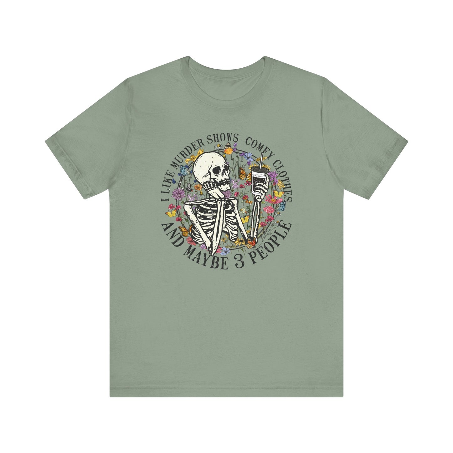 Murder Shows, Comfy Clothes🌸 Unisex Jersey Short Sleeve Tee