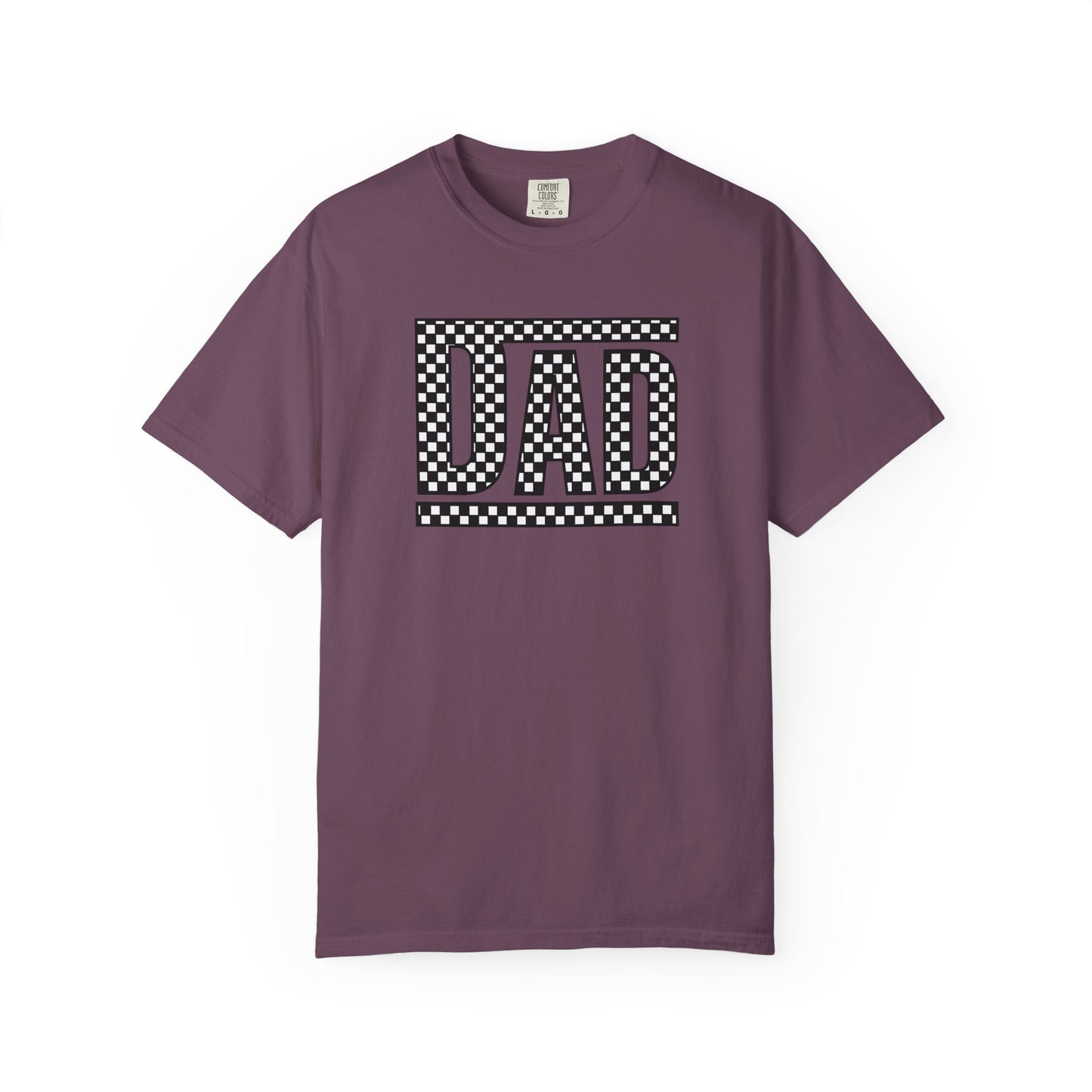 Checkered DAD🖤🤍 Unisex Garment-Dyed T-shirt