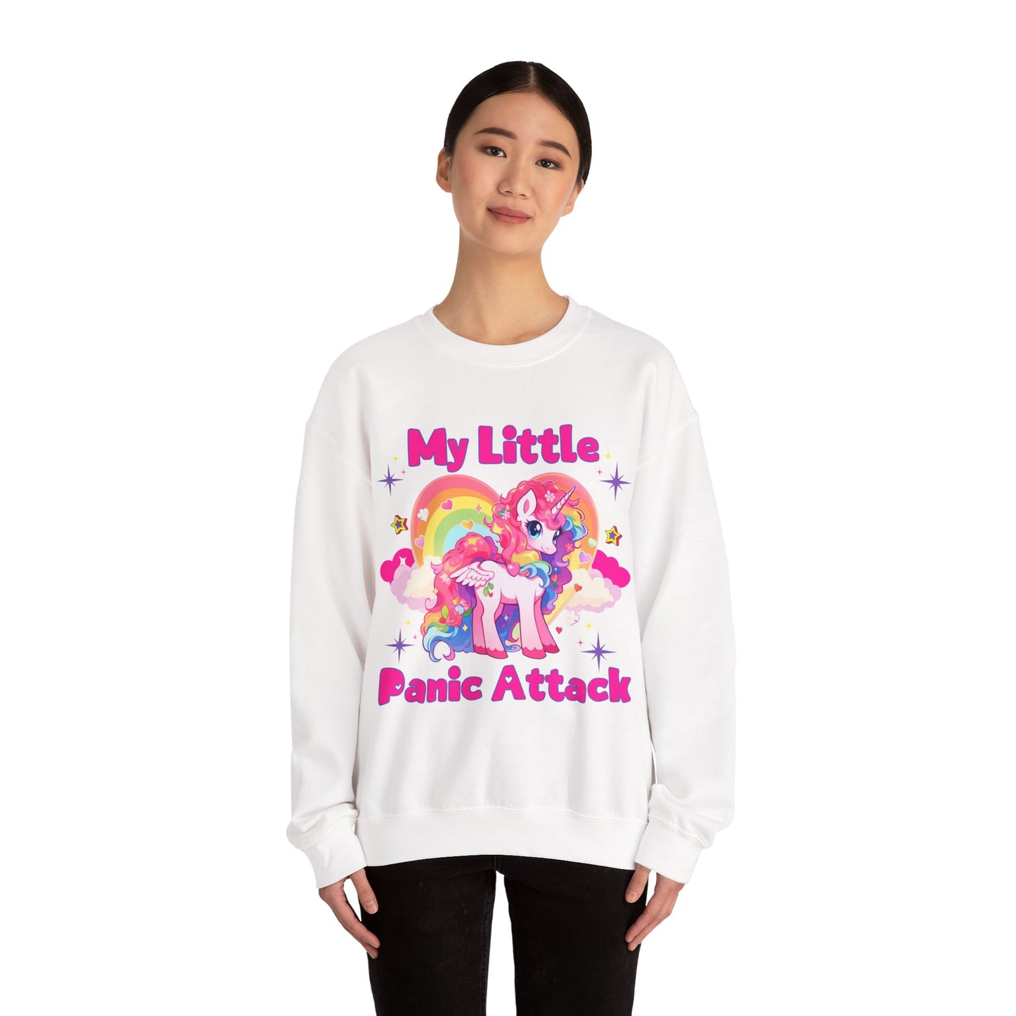 My Lil PanicUnisex💖Heavy Blend™ Crewneck Sweatshirt