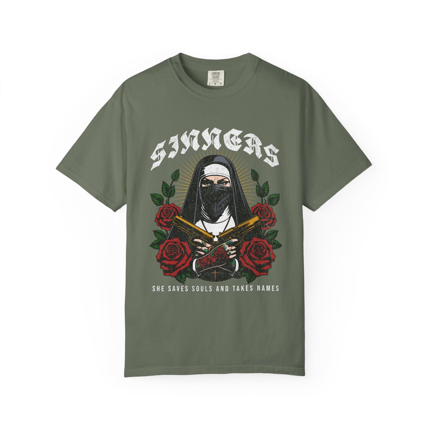 Sinners💀 Unisex Garment-Dyed T-shirt