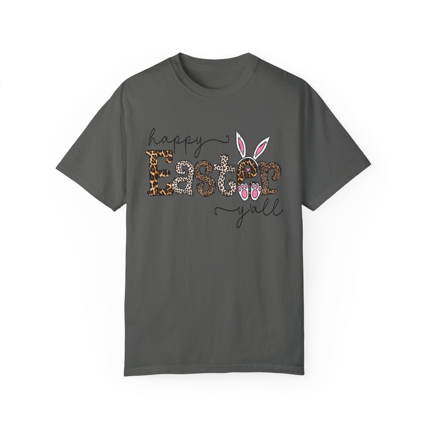 Happy Easter Y'all Leopard Print Unisex T-Shirt