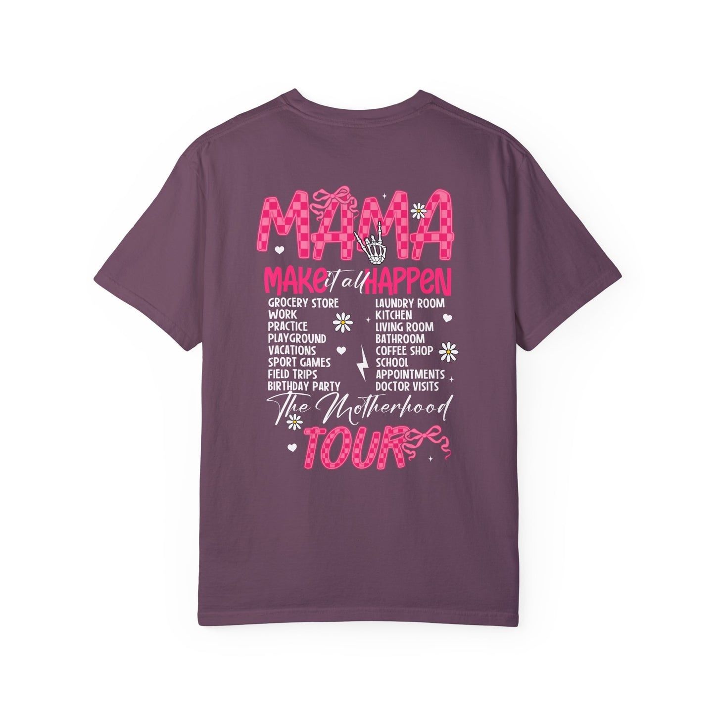 The Motherhood Tour🎀 Unisex Garment-Dyed T-shirt