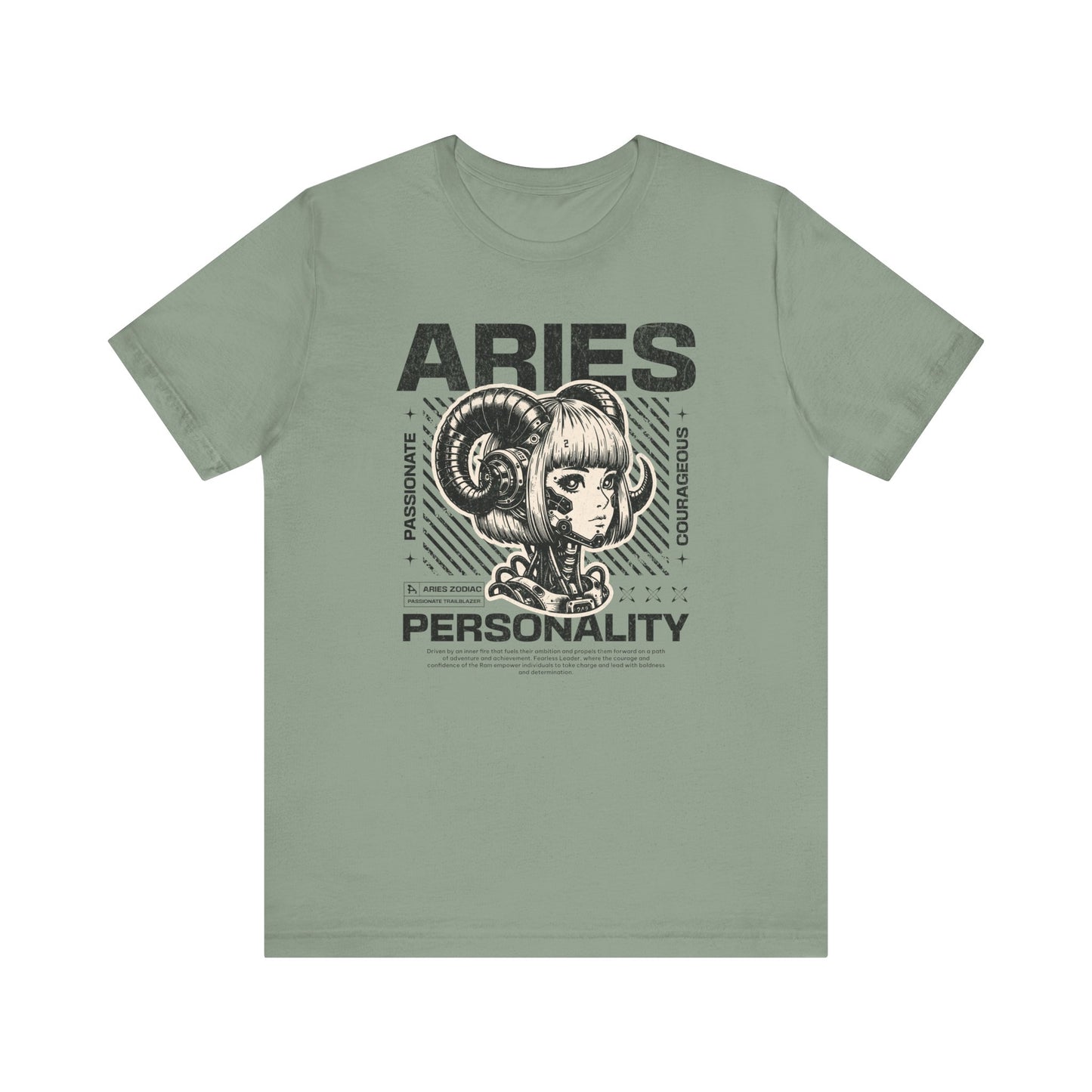 Aries – Passionate & Fearless ♈Unisex Jersey Short Sleeve Tee