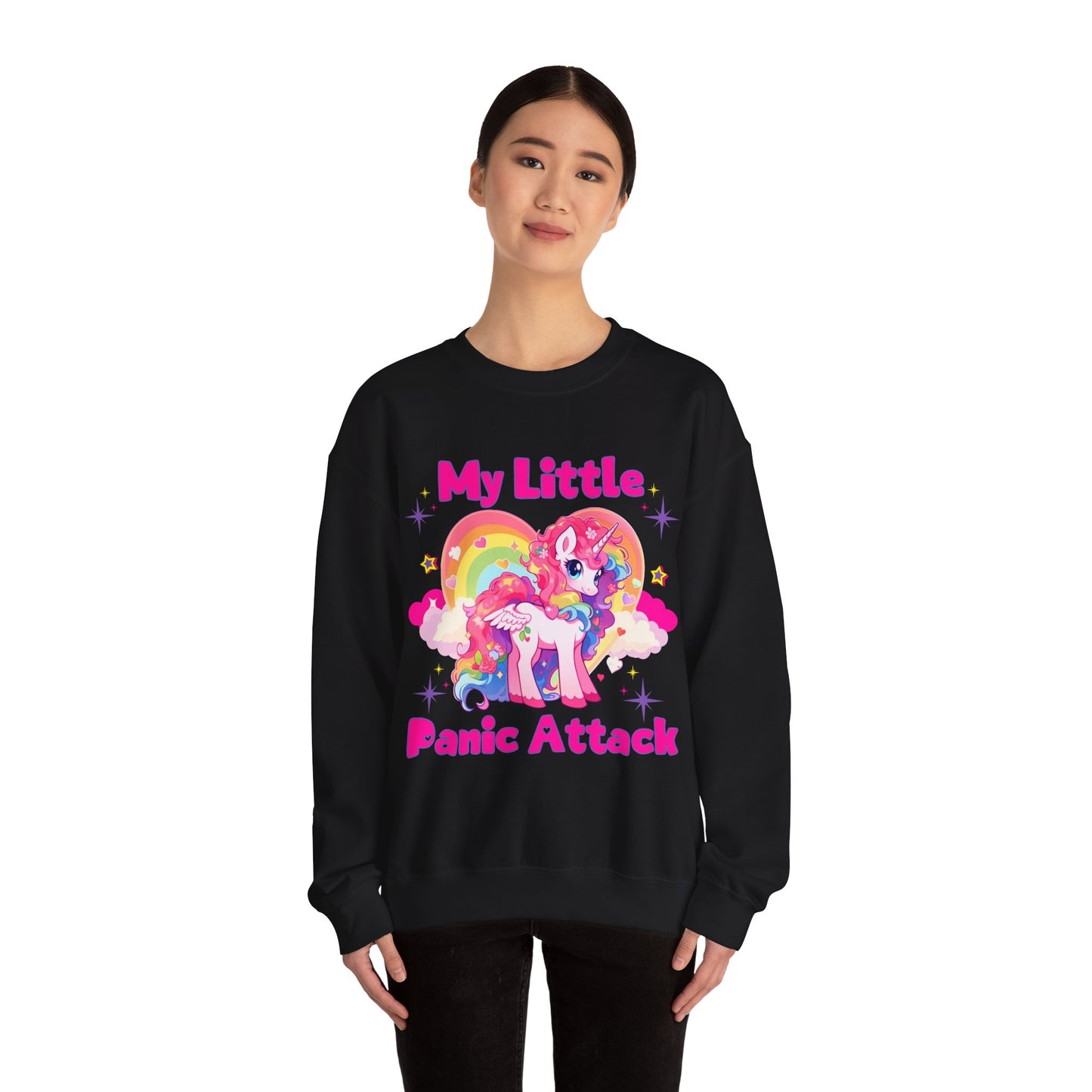 My Lil PanicUnisex💖Heavy Blend™ Crewneck Sweatshirt