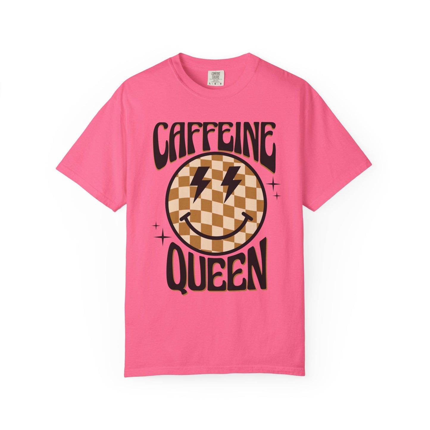 Caffeine Queen☕👑 Unisex Garment-Dyed T-shirt