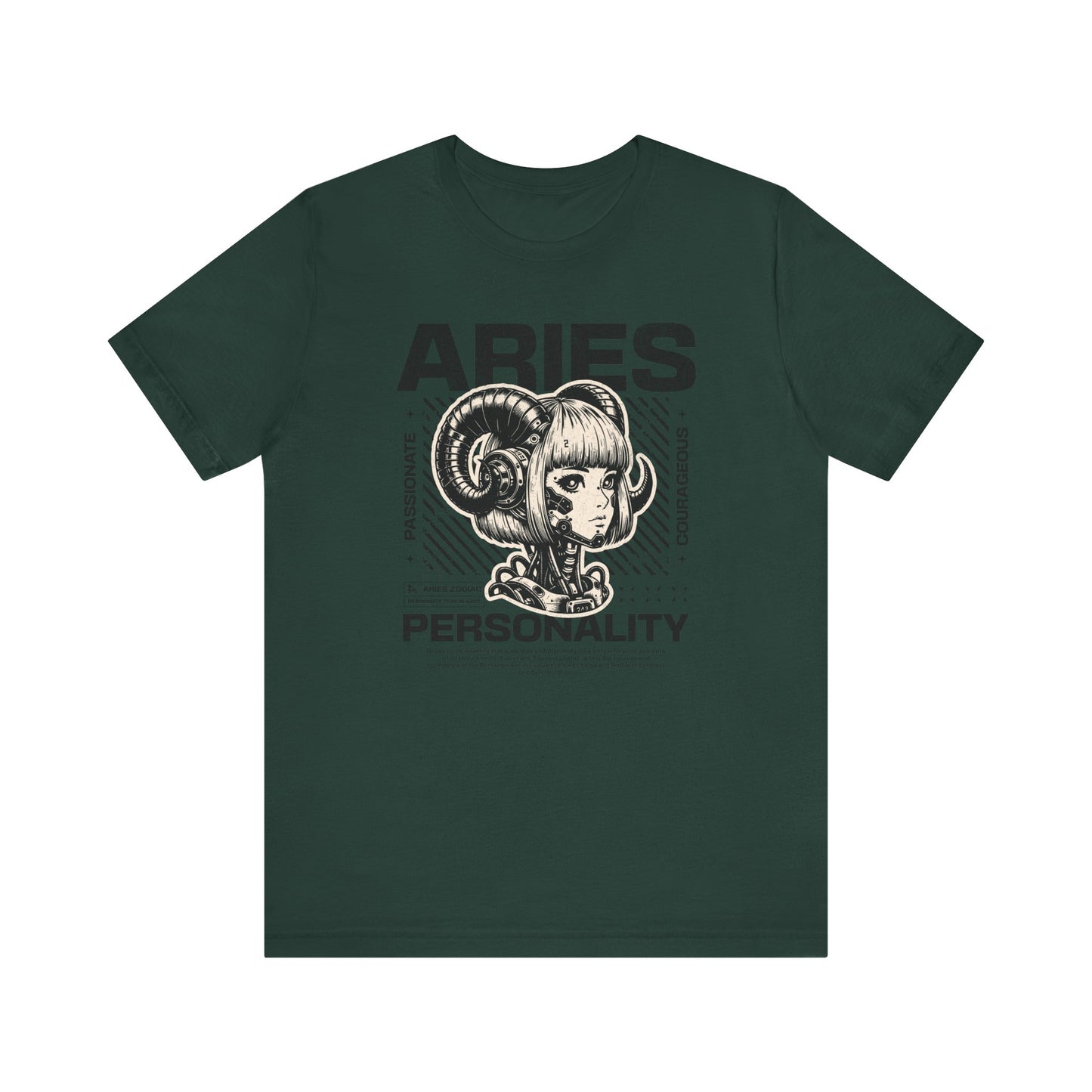 Aries – Passionate & Fearless ♈Unisex Jersey Short Sleeve Tee