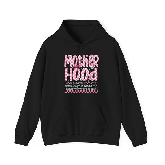 Motherhood Rockin💖 Unisex Heavy Blend™ Hooded Sweatshirt