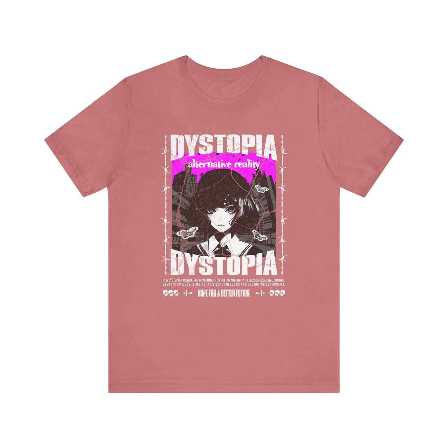 Dystopia🦋 Unisex Jersey Short Sleeve Tee