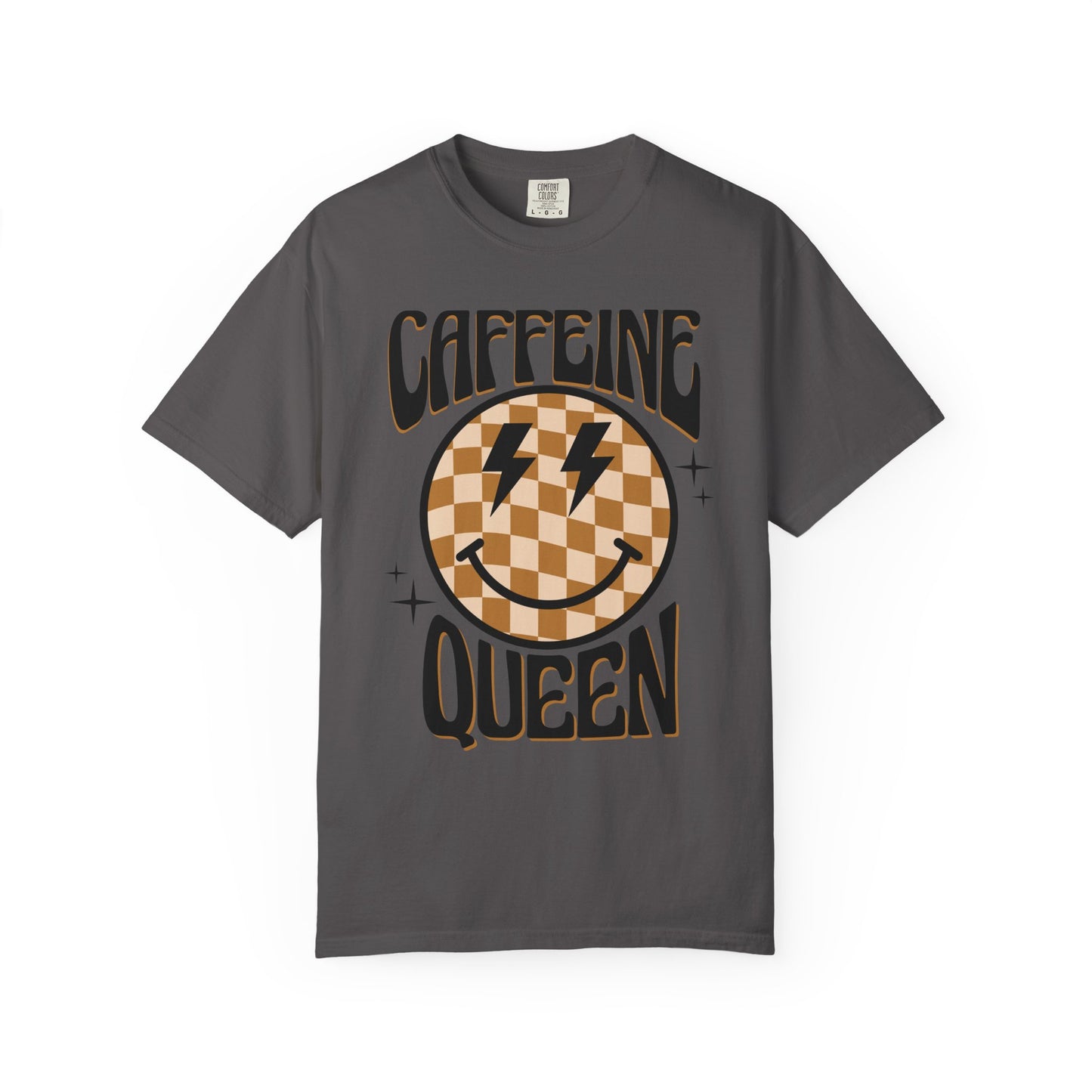 Caffeine Queen☕👑 Unisex Garment-Dyed T-shirt