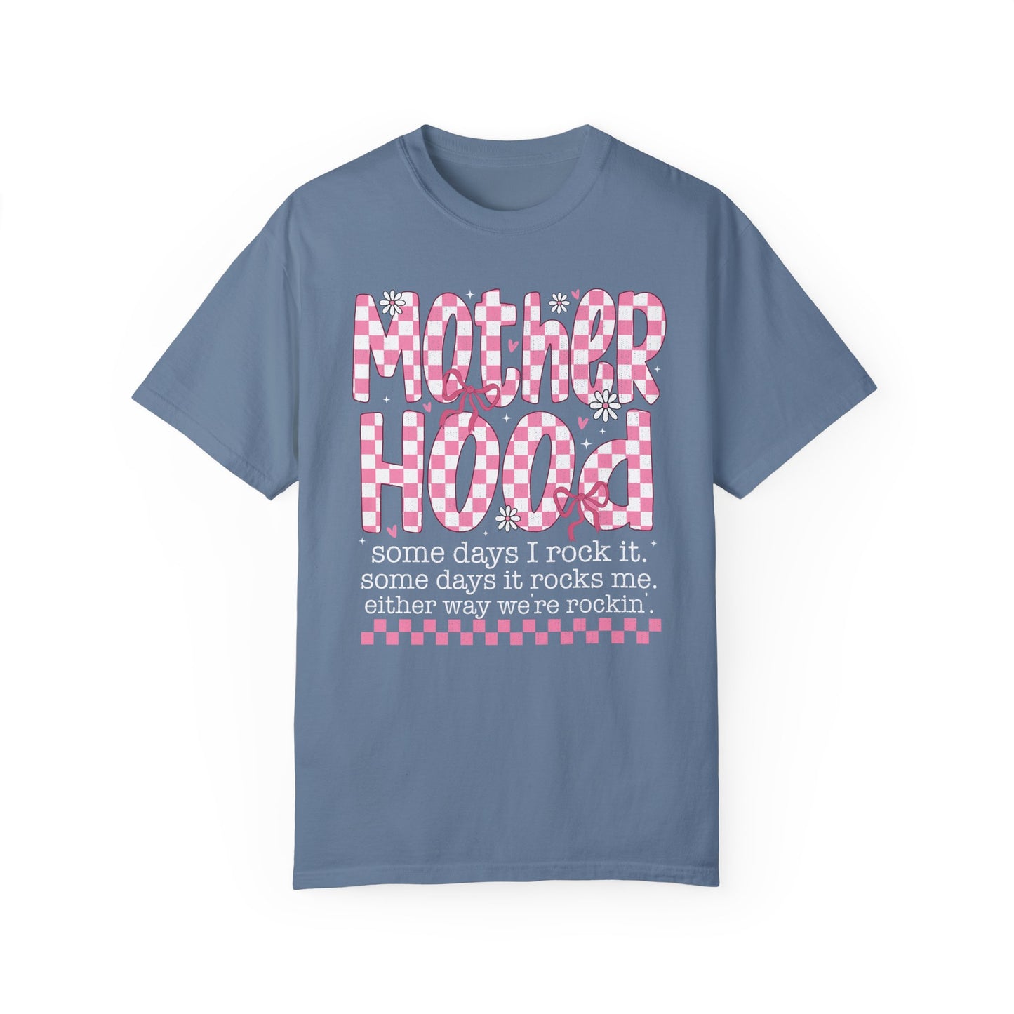 Motherhood Rockin💖 Unisex Garment-Dyed T-shirt