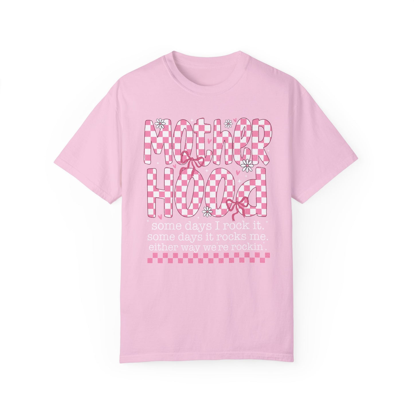 Motherhood Rockin💖 Unisex Garment-Dyed T-shirt