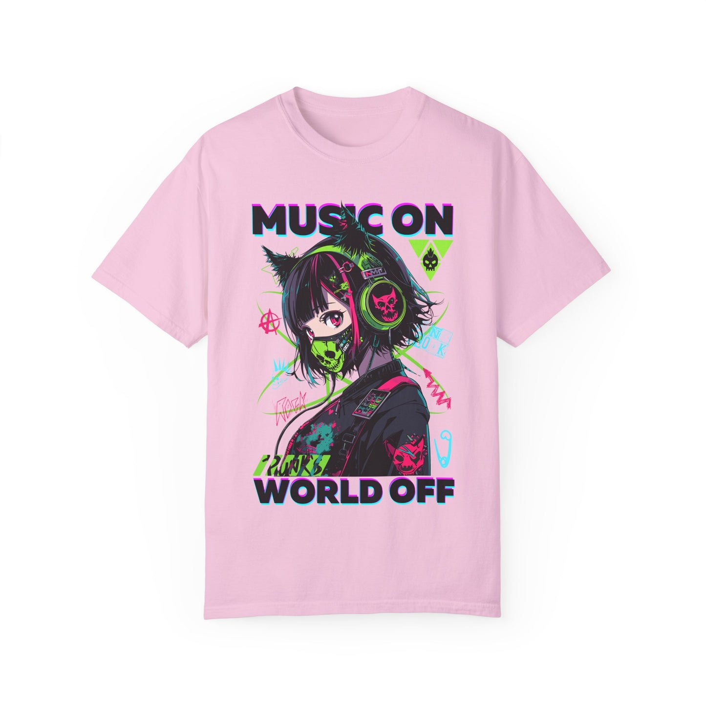 Music On, World Off🎧 Unisex T-shirt