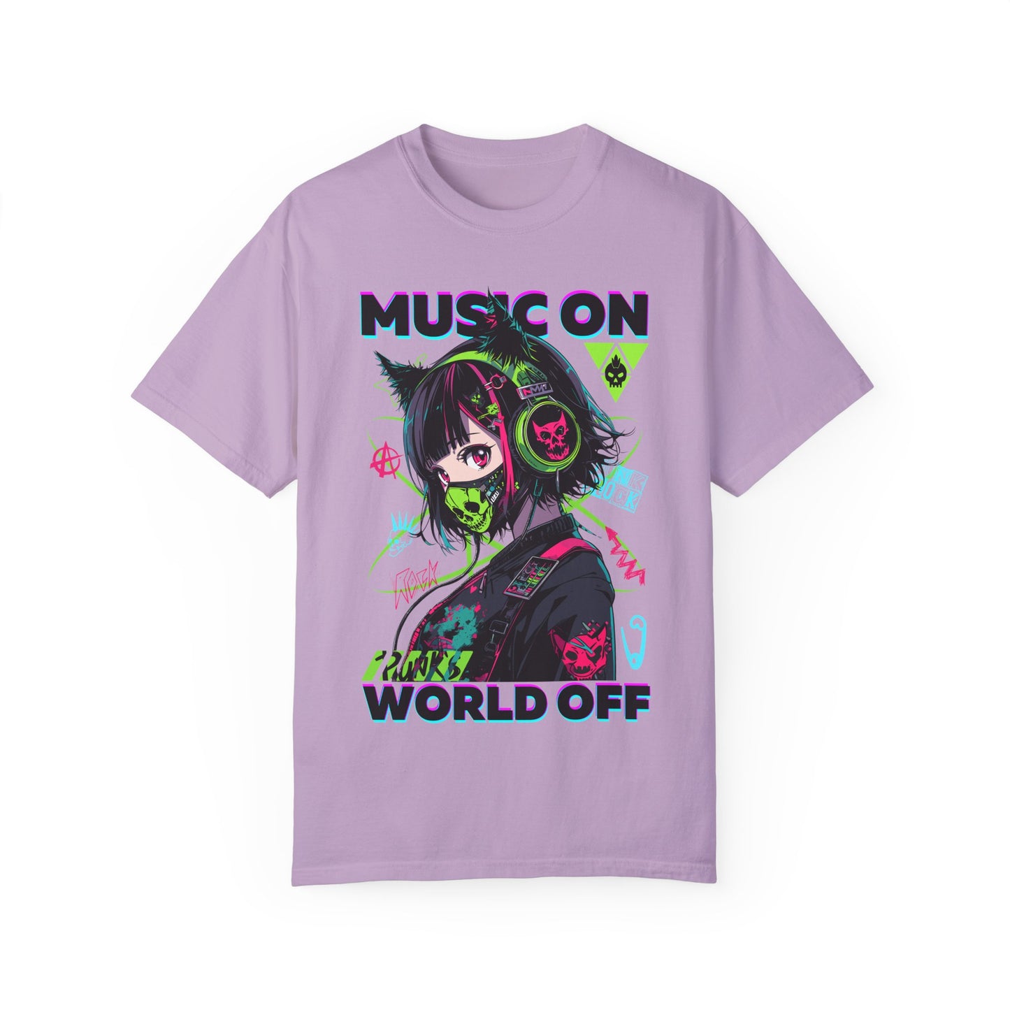 Music On, World Off🎧 Unisex T-shirt