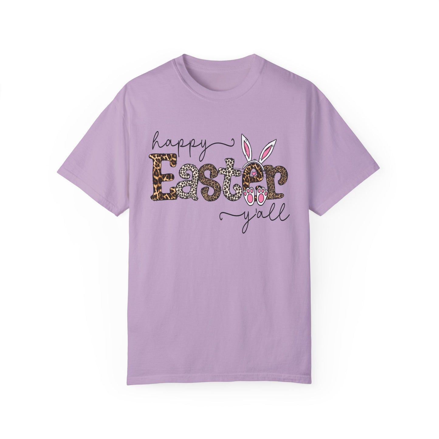Happy Easter Y'all Leopard Print Unisex T-Shirt