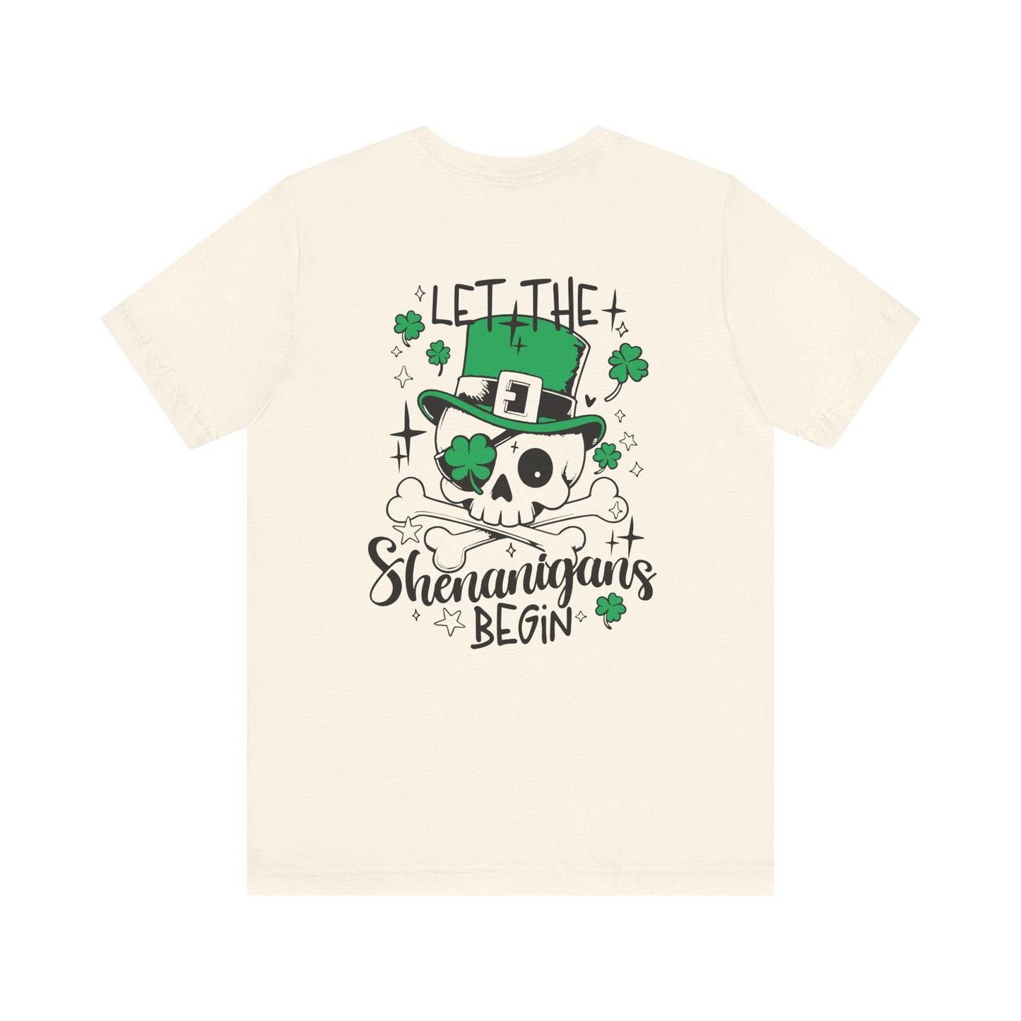 Let the Shenanigans Begin 🍀Unisex Jersey Short Sleeve Tee