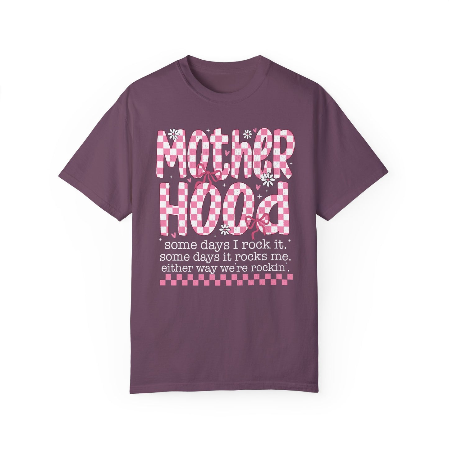 Motherhood Rockin💖 Unisex Garment-Dyed T-shirt