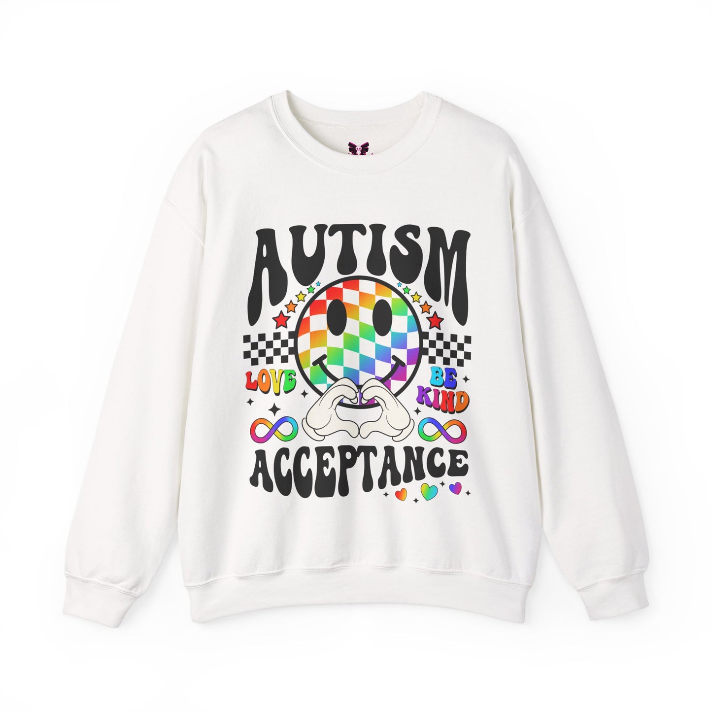 Autism Love Unisex💛 Heavy Blend™ Crewneck Sweatshirt