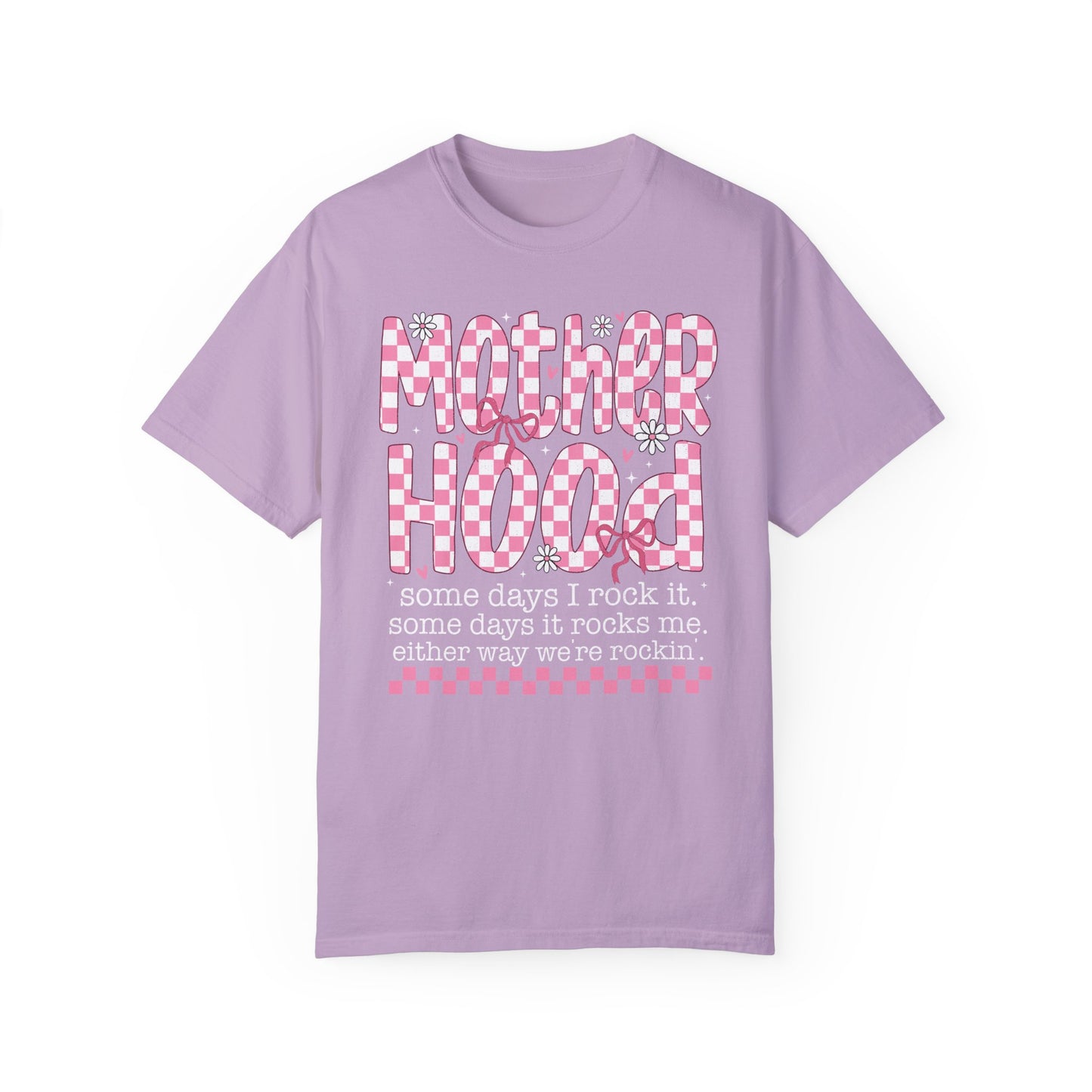 Motherhood Rockin💖 Unisex Garment-Dyed T-shirt