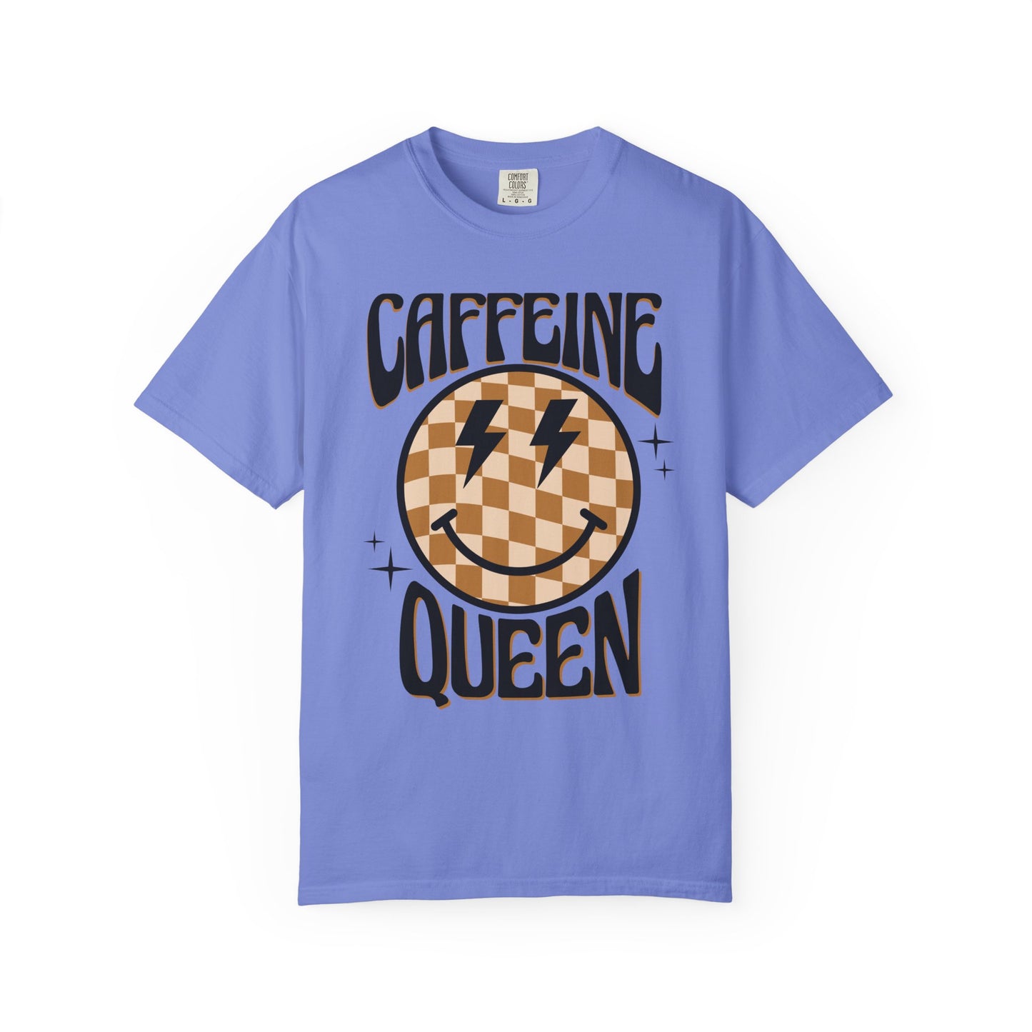 Caffeine Queen☕👑 Unisex Garment-Dyed T-shirt
