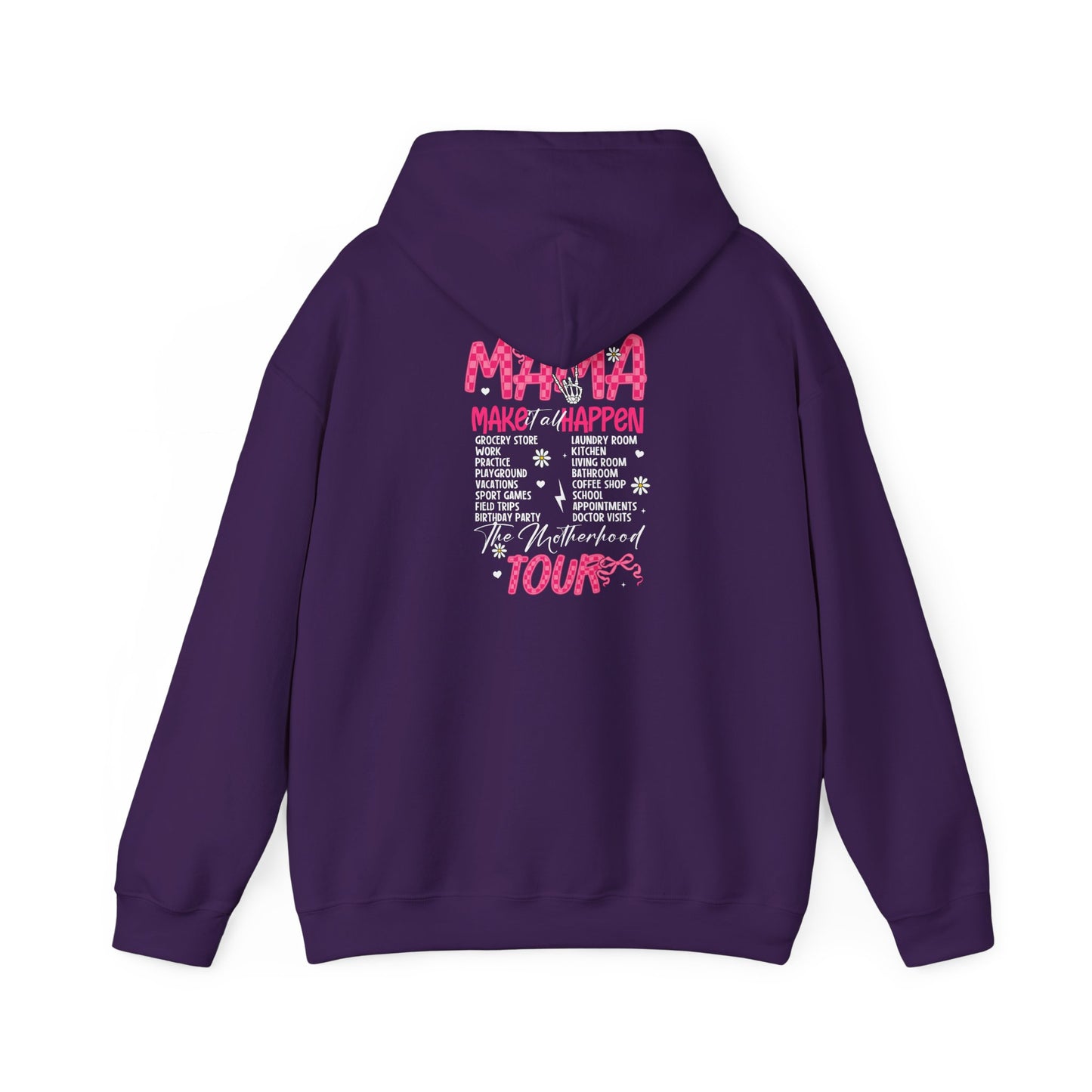 The Motherhood Tour🎀🌸 Unisex Heavy Blend™ Hooded Sweatshirt