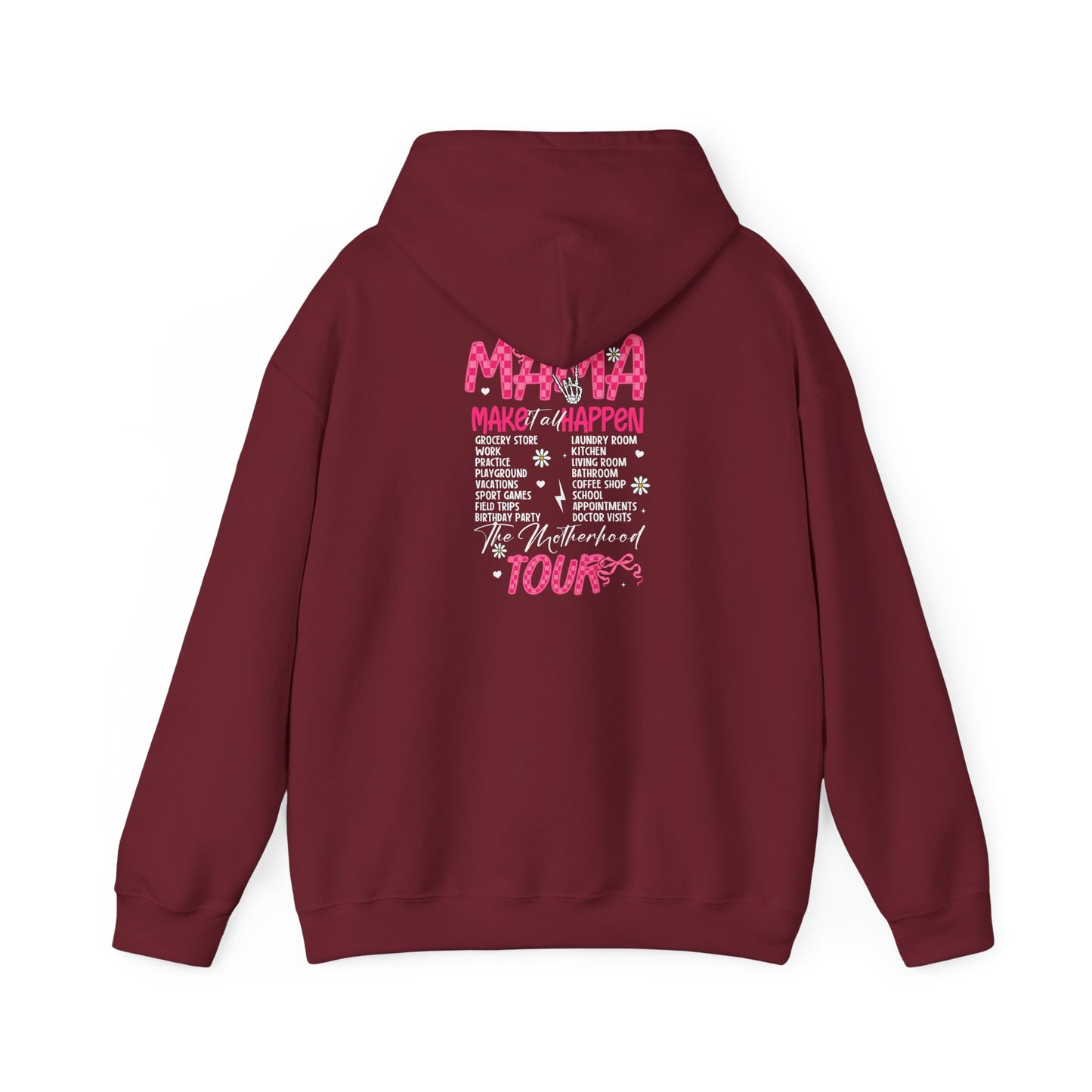 The Motherhood Tour🎀🌸 Unisex Heavy Blend™ Hooded Sweatshirt