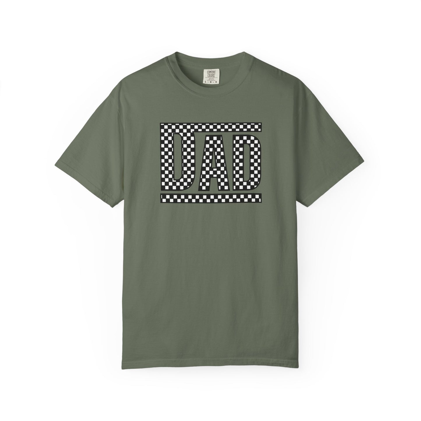 Checkered DAD🖤🤍 Unisex Garment-Dyed T-shirt