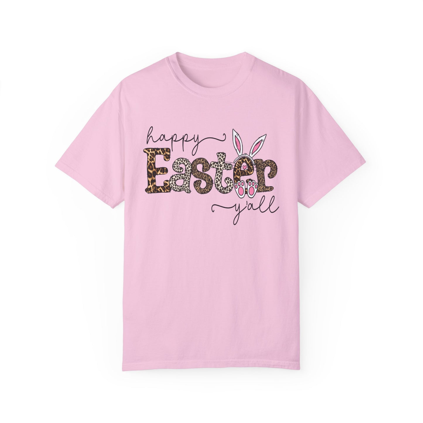 Happy Easter Y'all Leopard Print Unisex T-Shirt