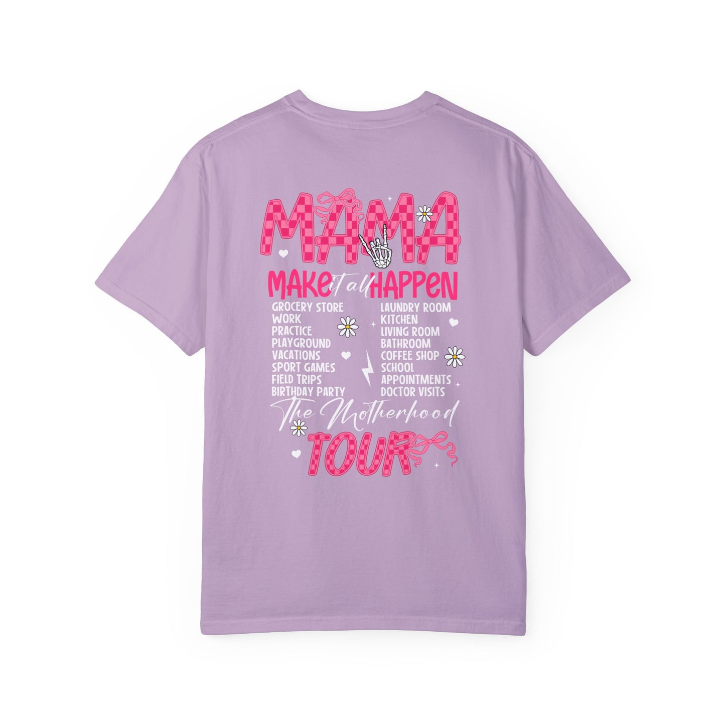 The Motherhood Tour🎀 Unisex Garment-Dyed T-shirt