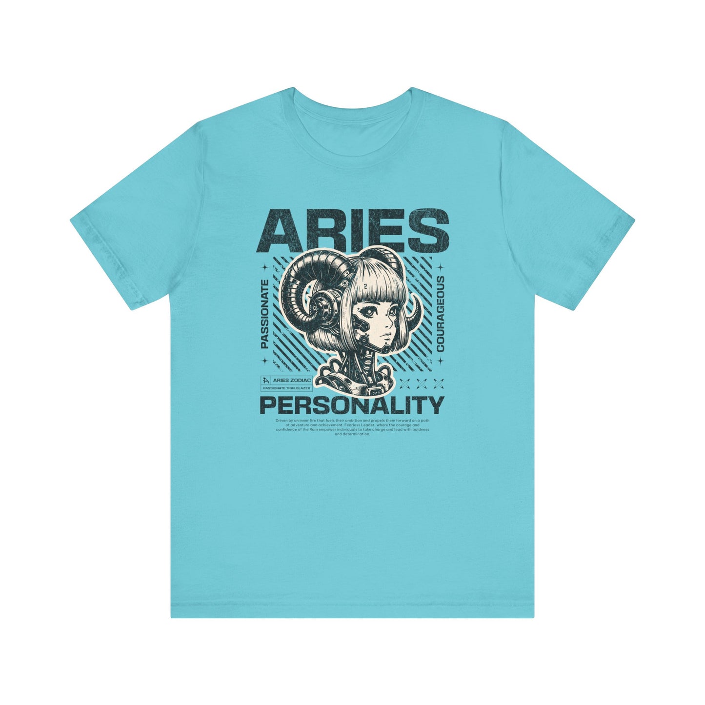 Aries – Passionate & Fearless ♈Unisex Jersey Short Sleeve Tee