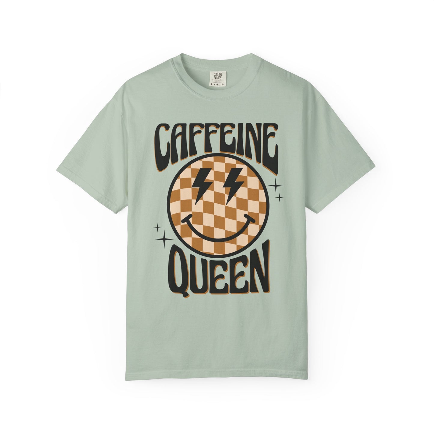 Caffeine Queen☕👑 Unisex Garment-Dyed T-shirt