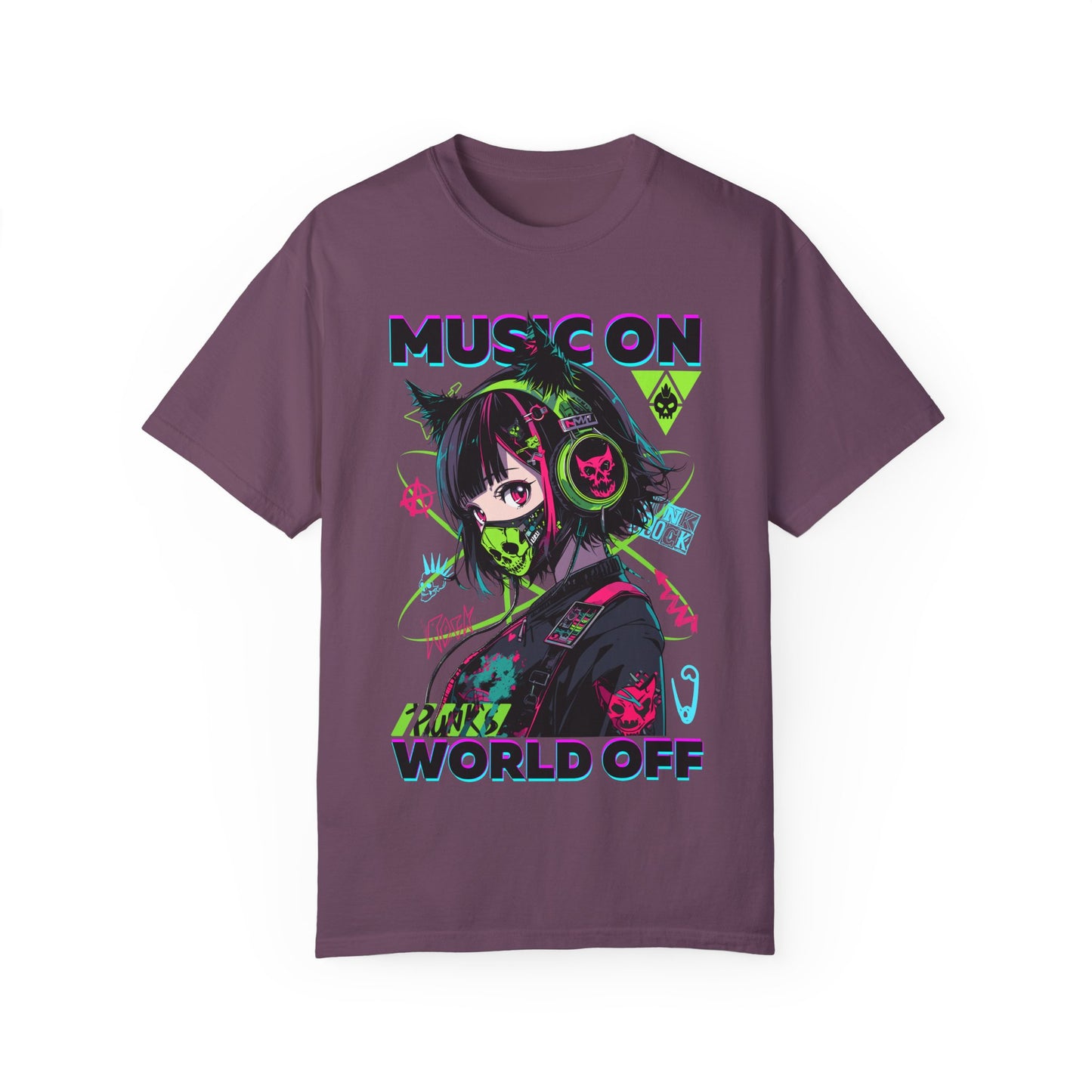 Music On, World Off🎧 Unisex T-shirt