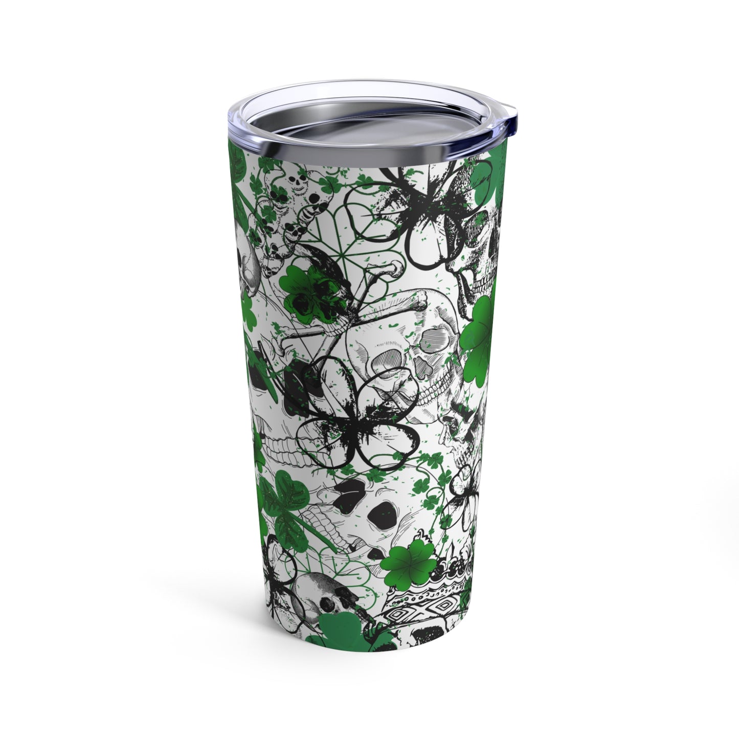 Skull Clover ๐ Tumbler 20oz