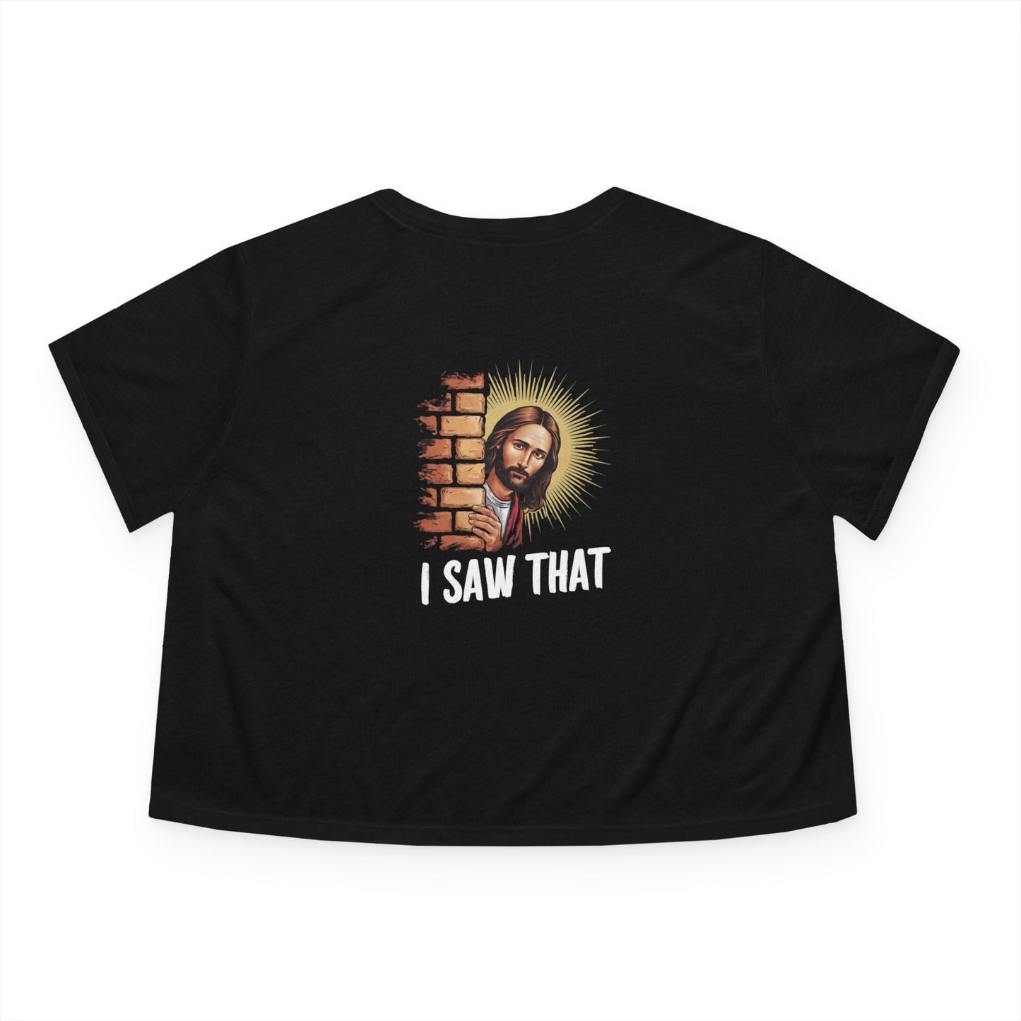 Is He Dead Yet🔥Women's Flowy Cropped Tee