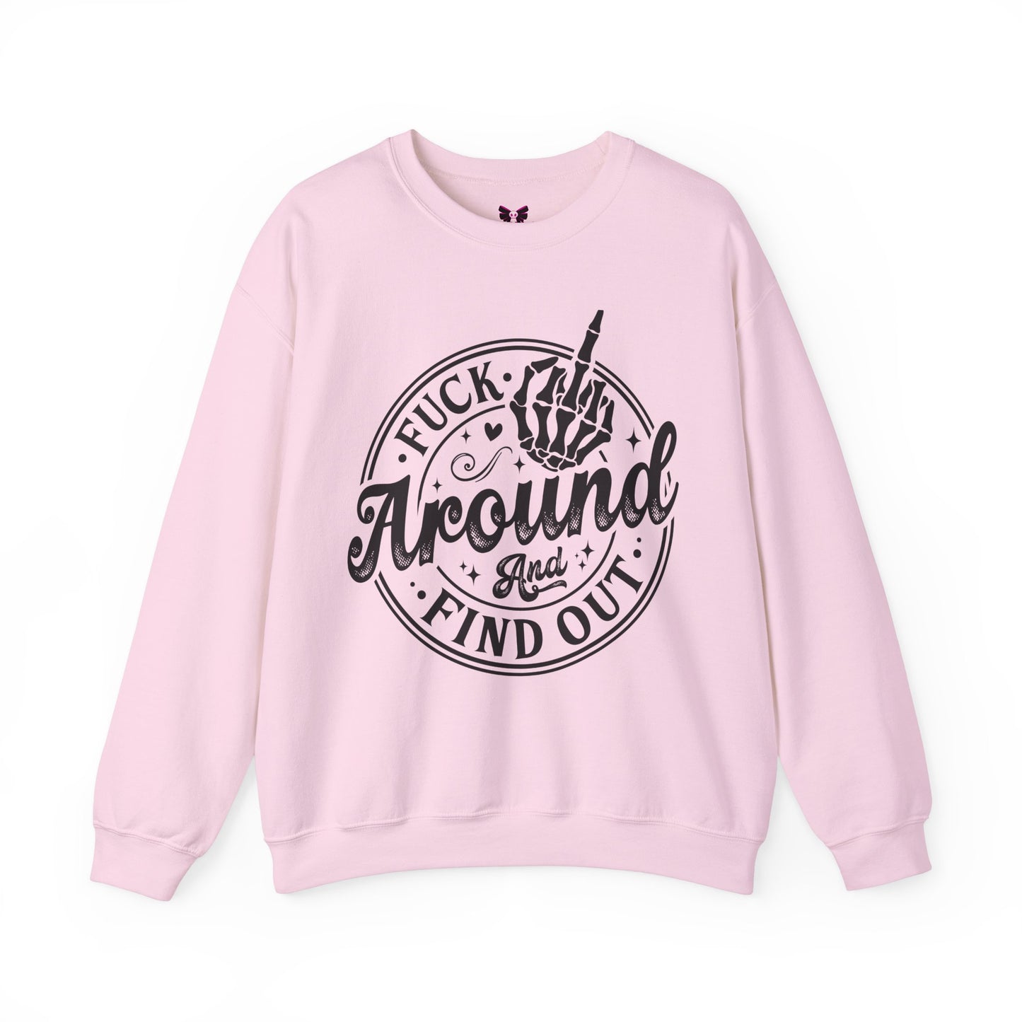 F*ck Around and Find Out 💀Unisex Heavy Blend™ Crewneck Sweatshirt