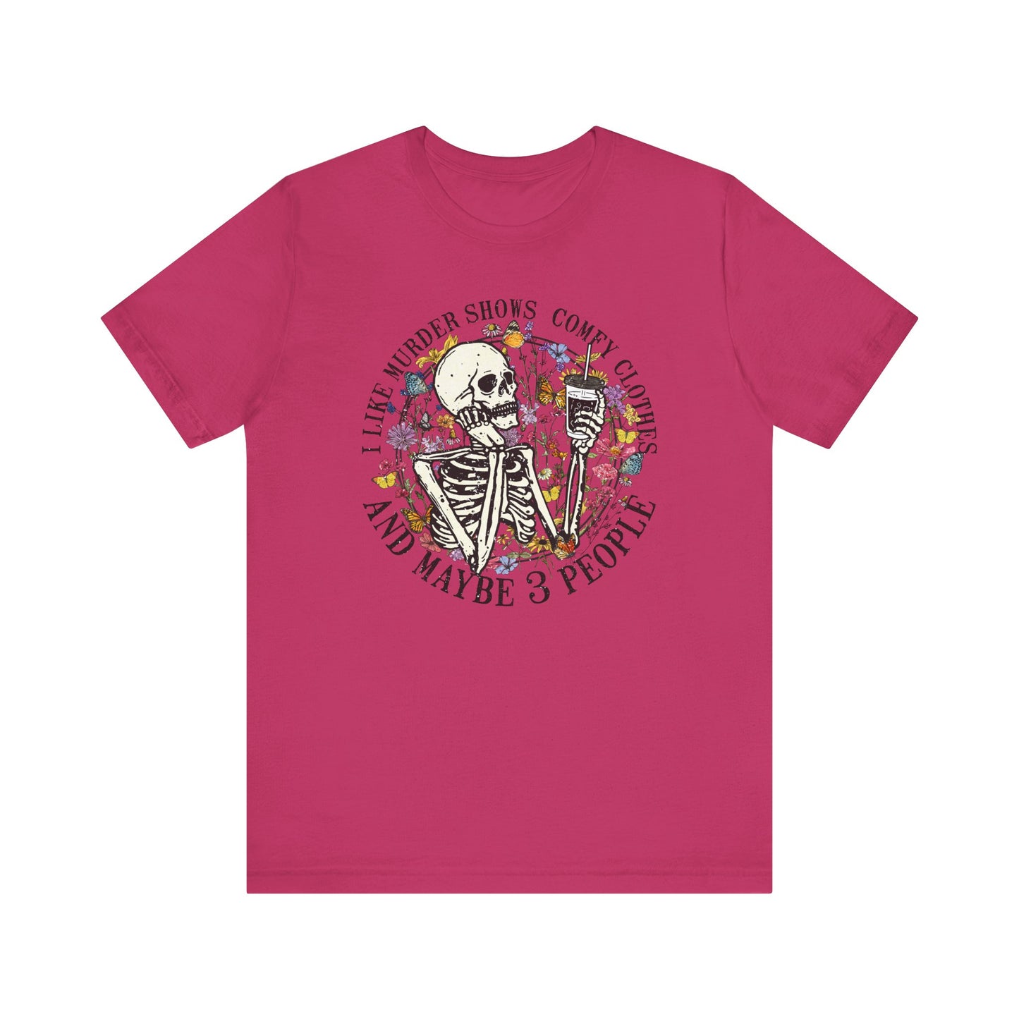 Murder Shows, Comfy Clothes🌸 Unisex Jersey Short Sleeve Tee