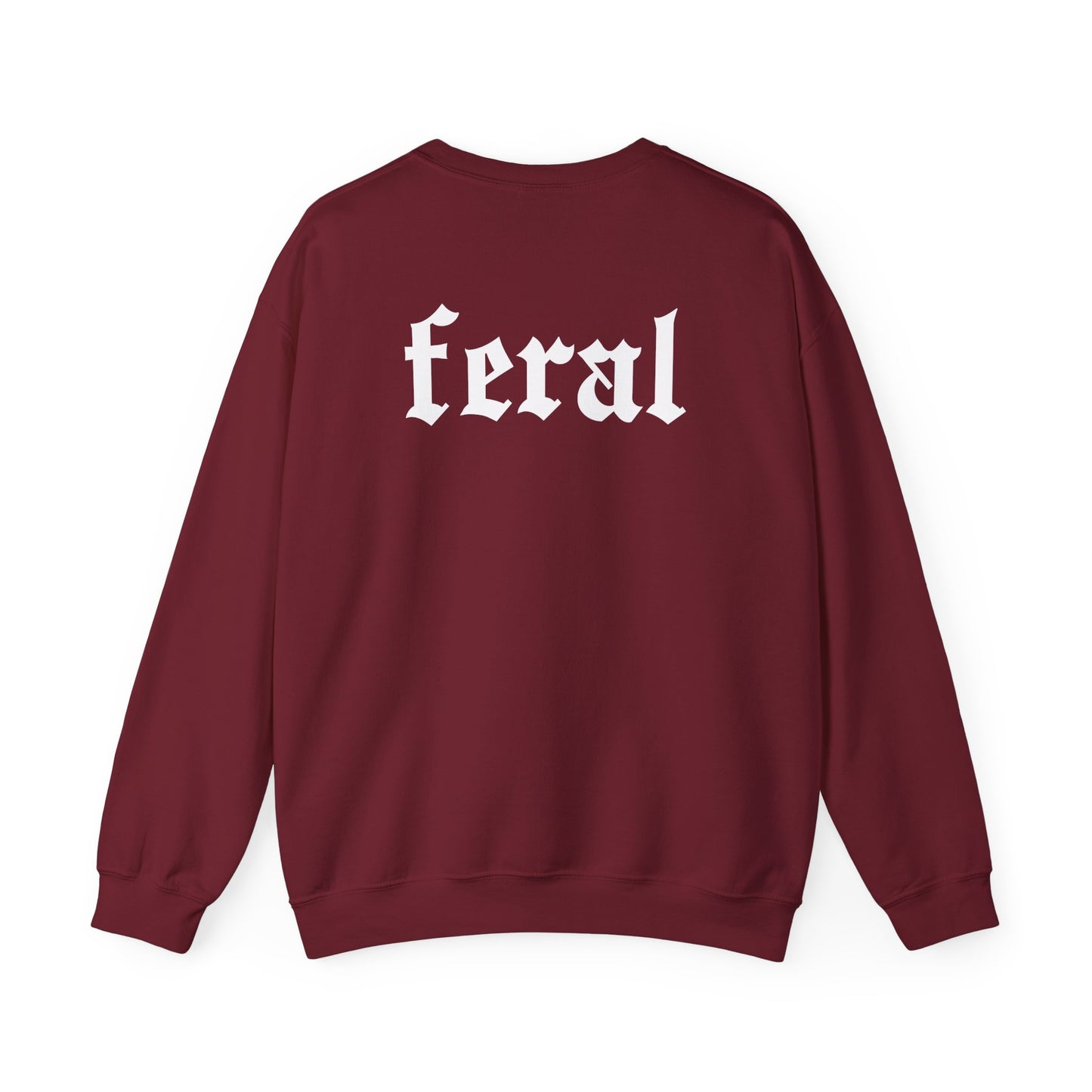 Unhinged and Feral🦝 Unisex Heavy Blend Crewneck Sweatshirt