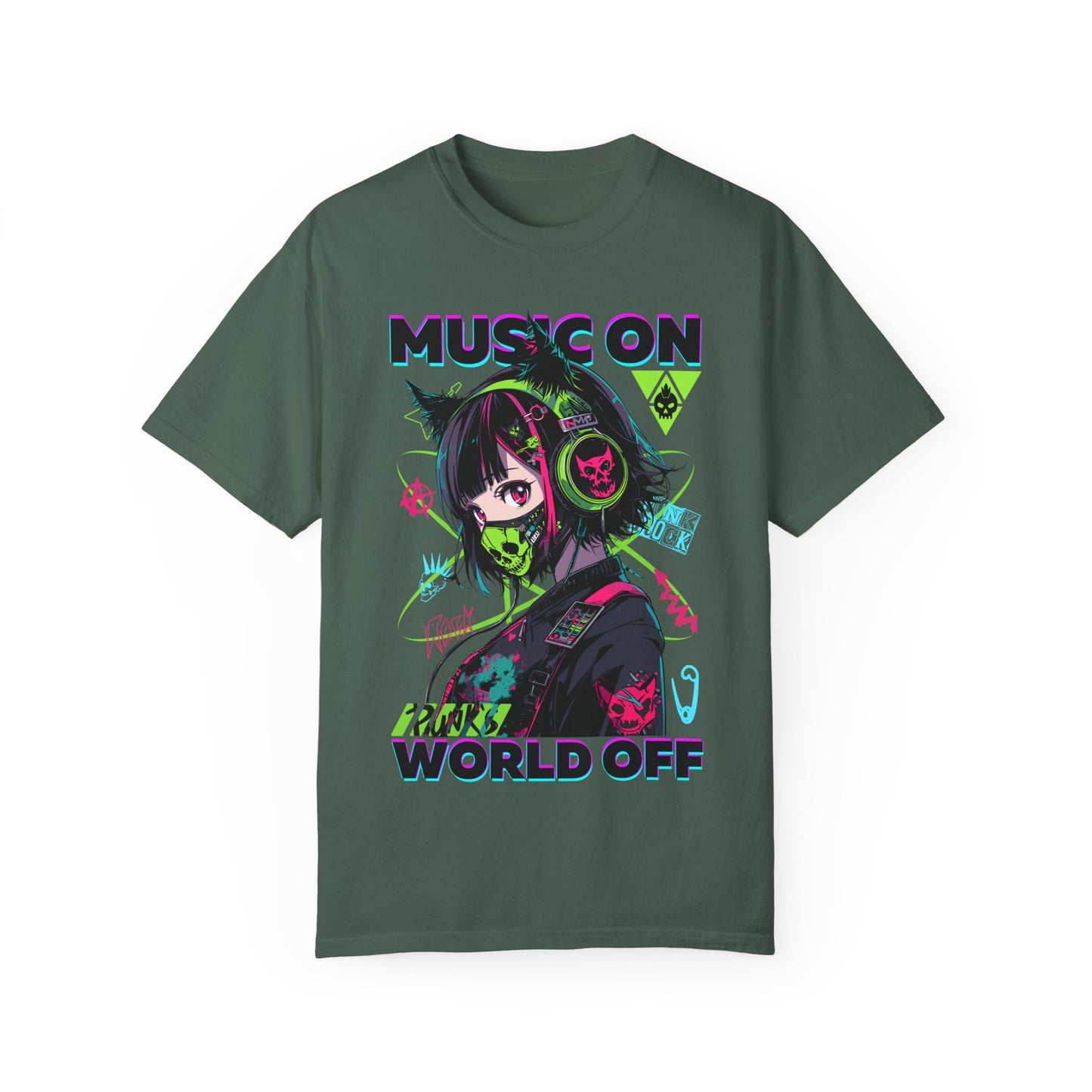 Music On, World Off🎧 Unisex T-shirt
