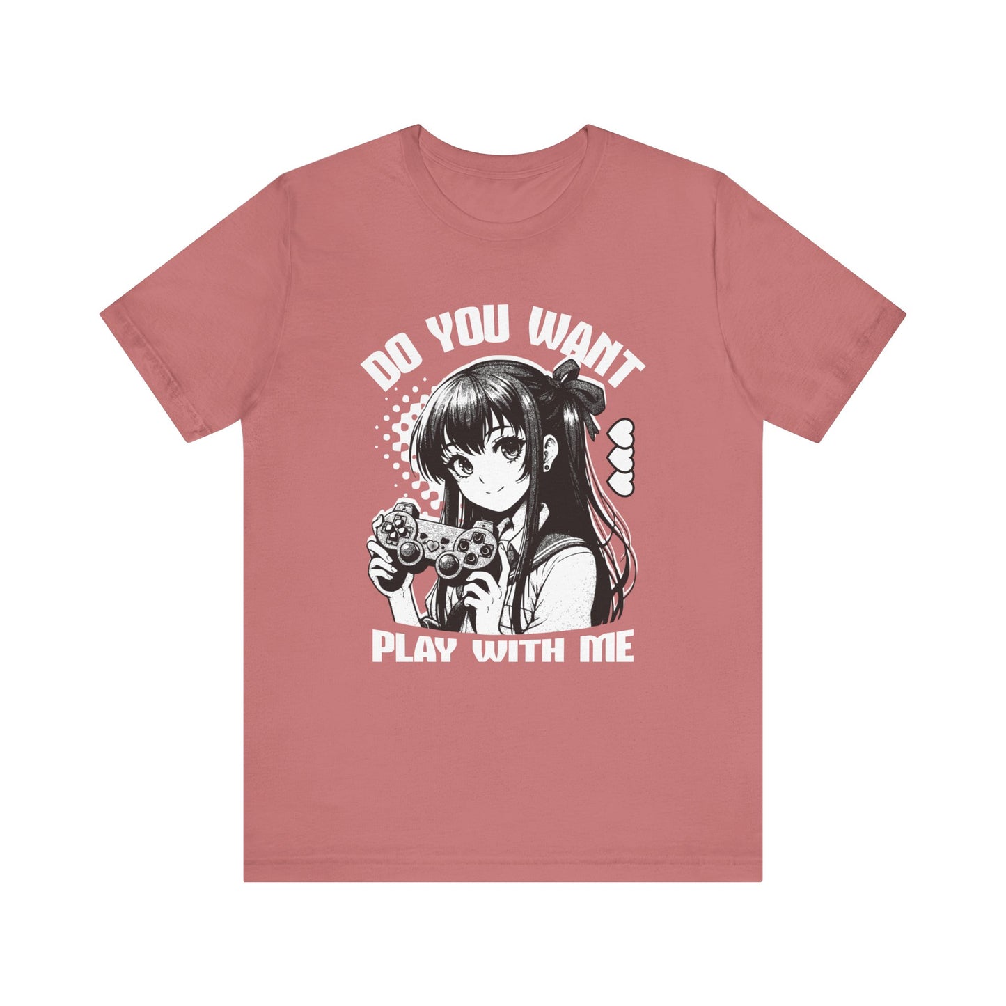 Do You Want to Play With Me🎮 Unisex Jersey Short Sleeve Tee