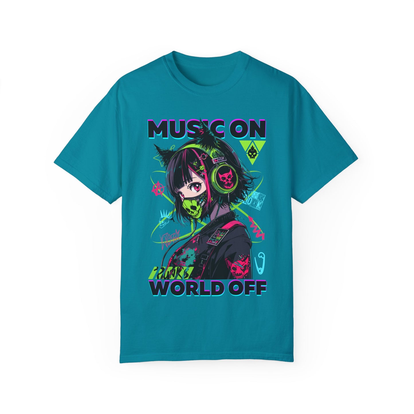 Music On, World Off🎧 Unisex T-shirt